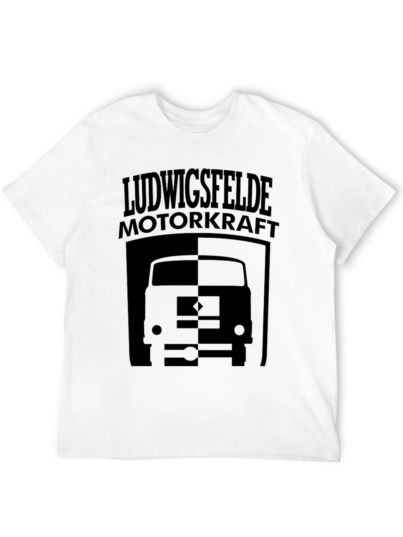 Ludwigsfelde Motorkraft Black Graphic Tee