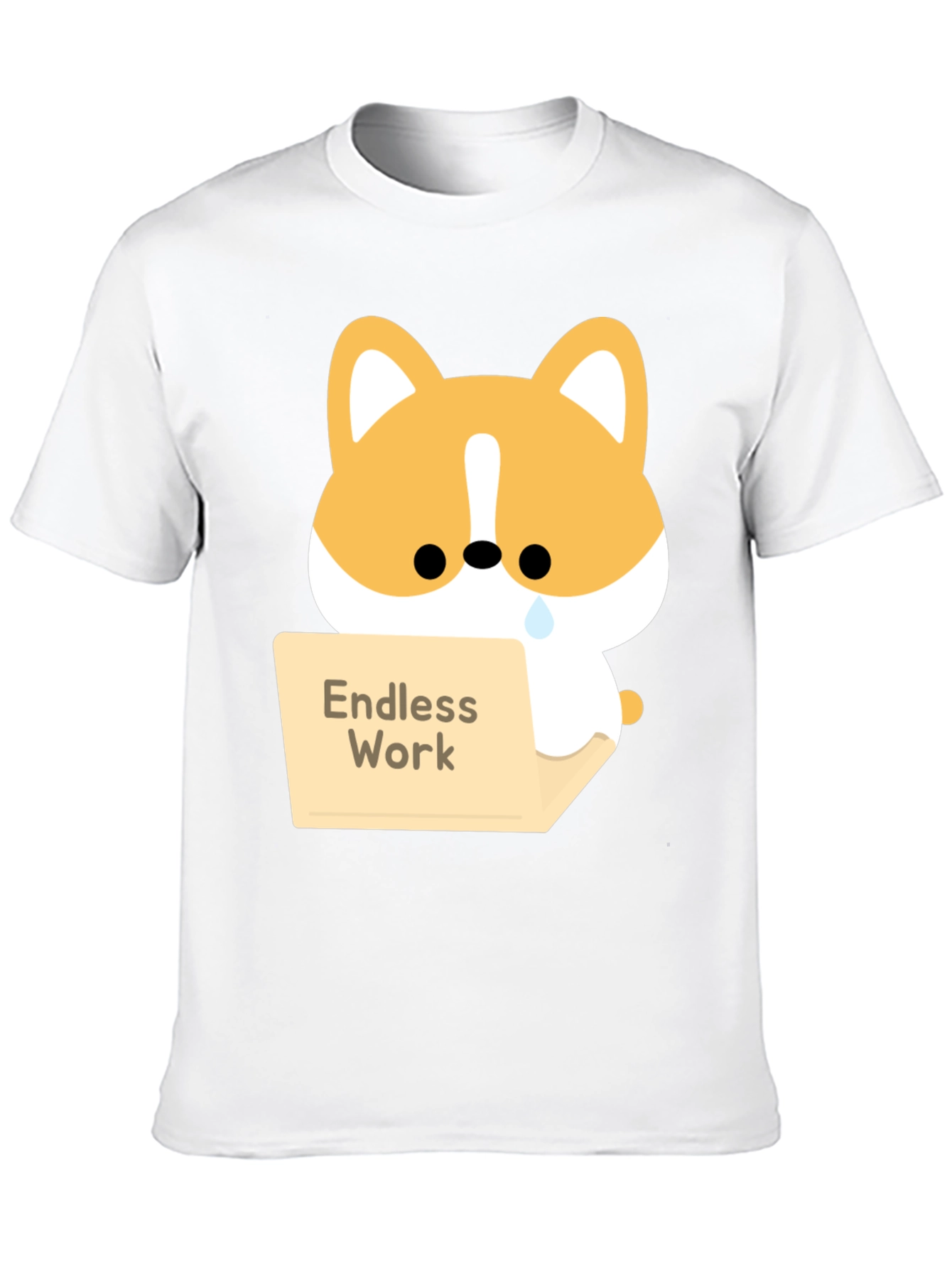Endless Work Corgi T-Shirt