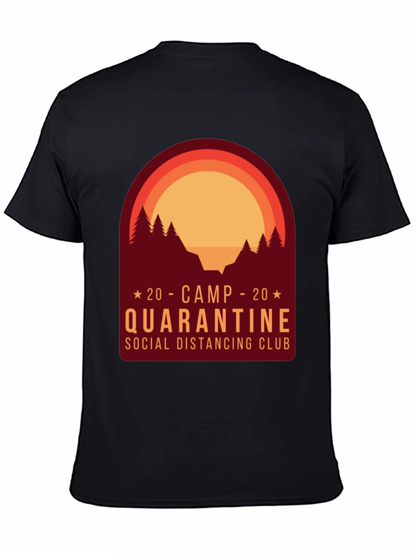 Camp Quarantine Social Distancing Club T-Shirt