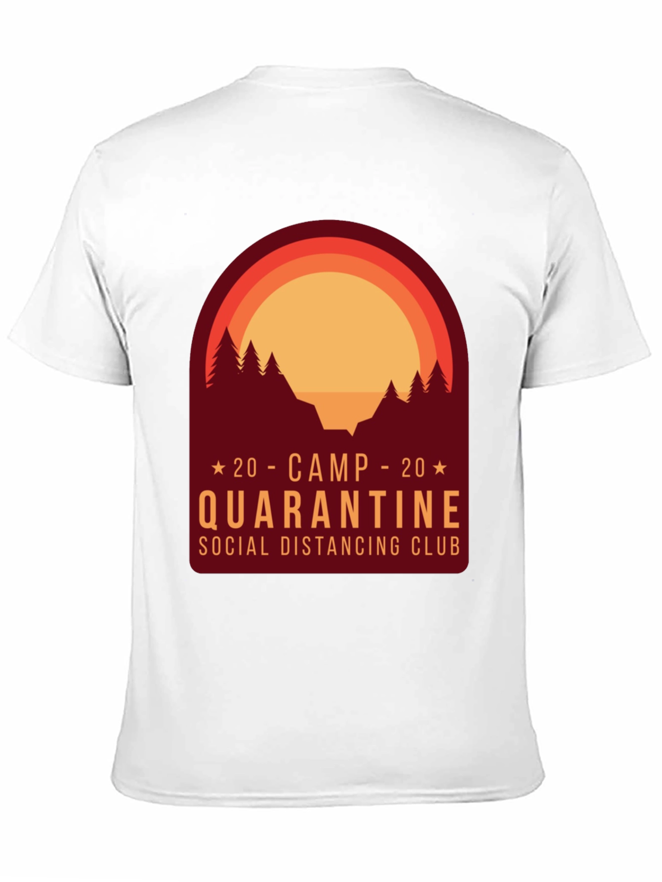 Camp Quarantine Social Distancing Club T-Shirt