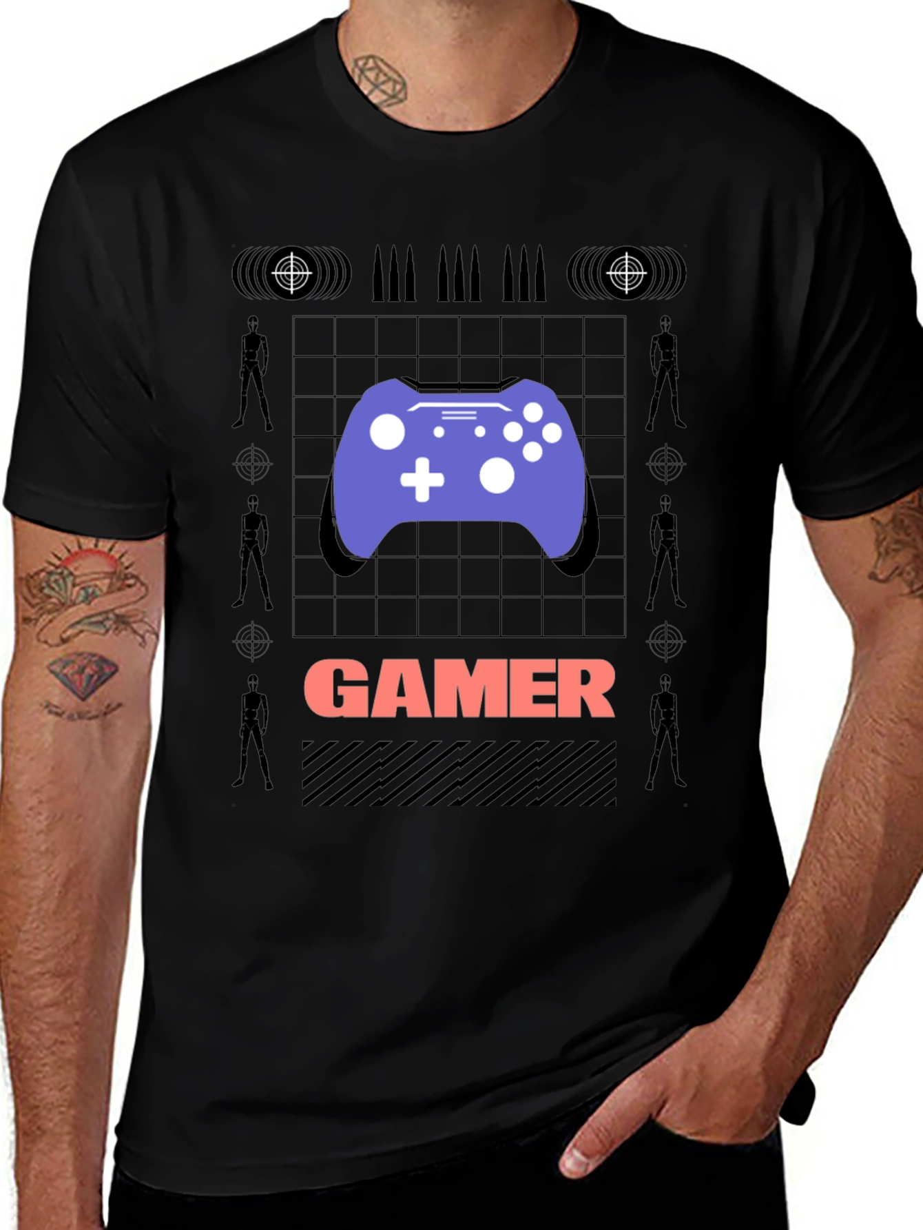 Gamer T-Shirt - Console Controller Design
