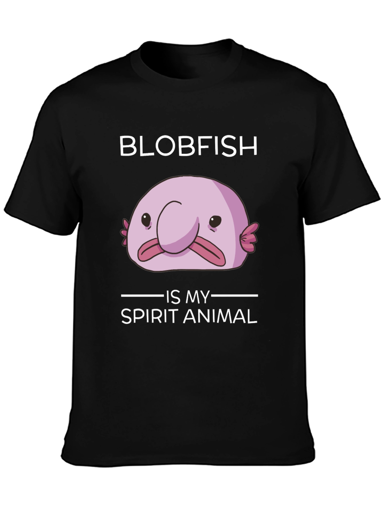 Blobfish Spirit Animal Graphic T-Shirt
