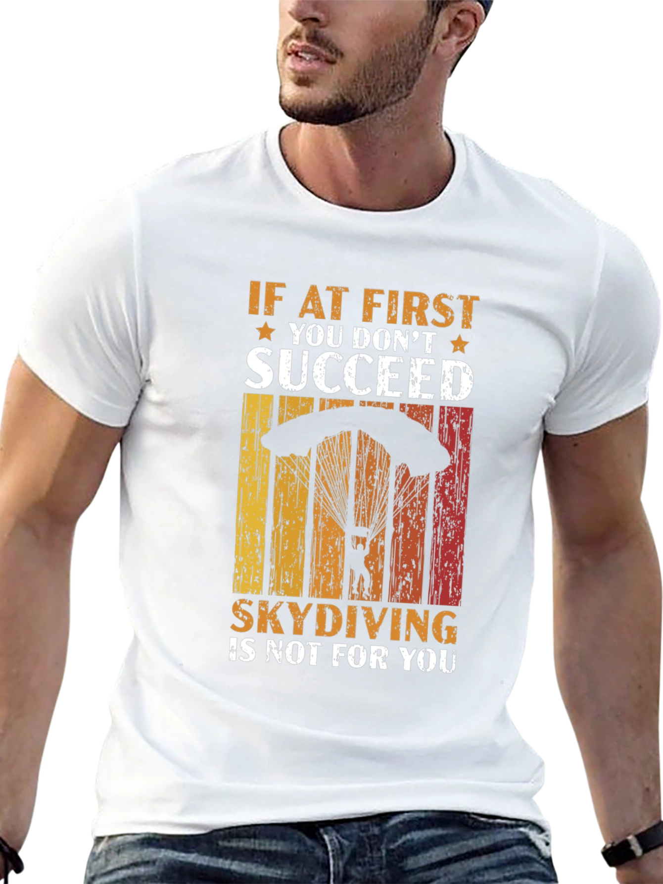 Skydiving T-Shirt - If At First You Dont Succeed