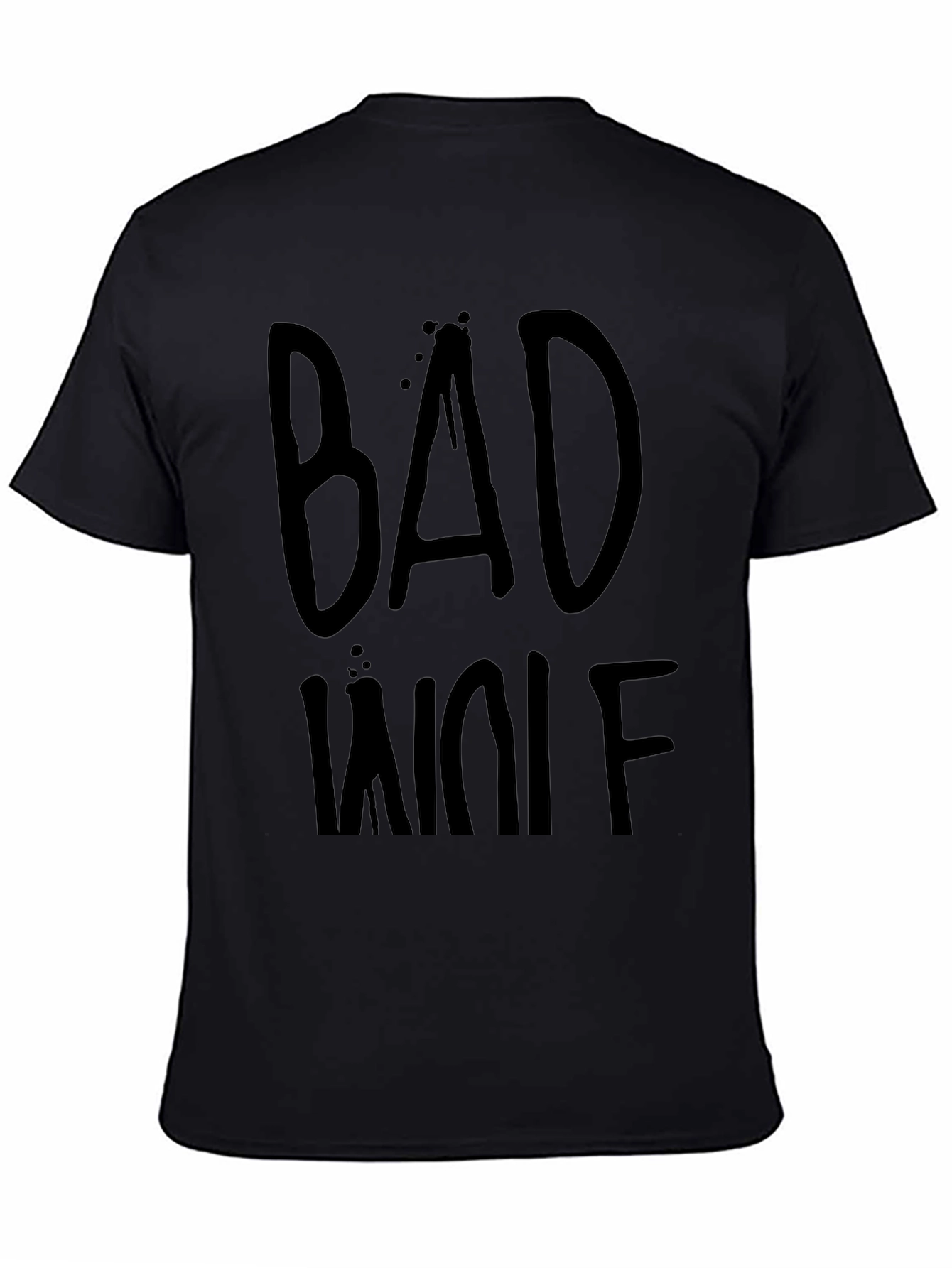 Bad Wolf Black Graphic T-Shirt