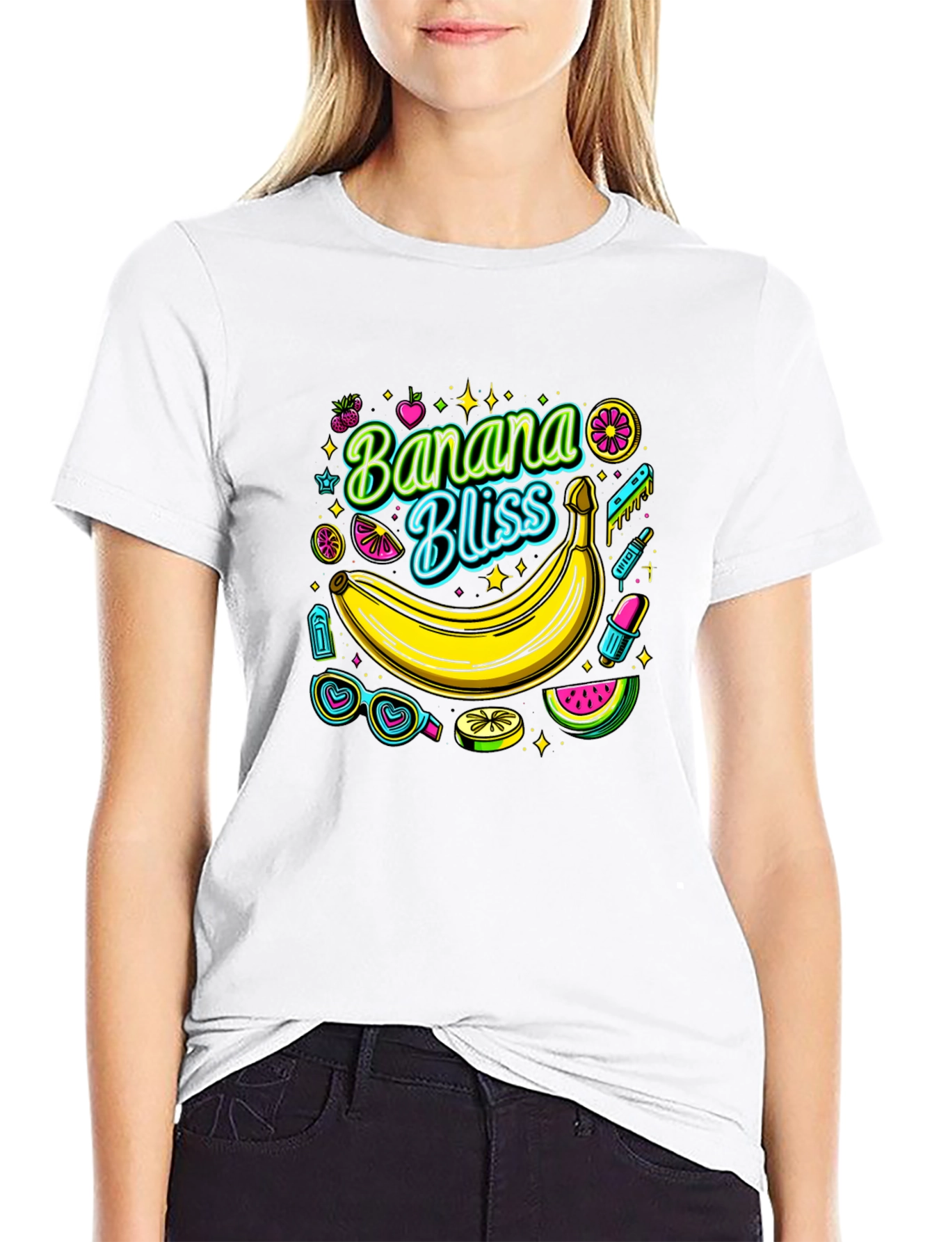 Banana Bliss Graphic Tee - Summer Vibes