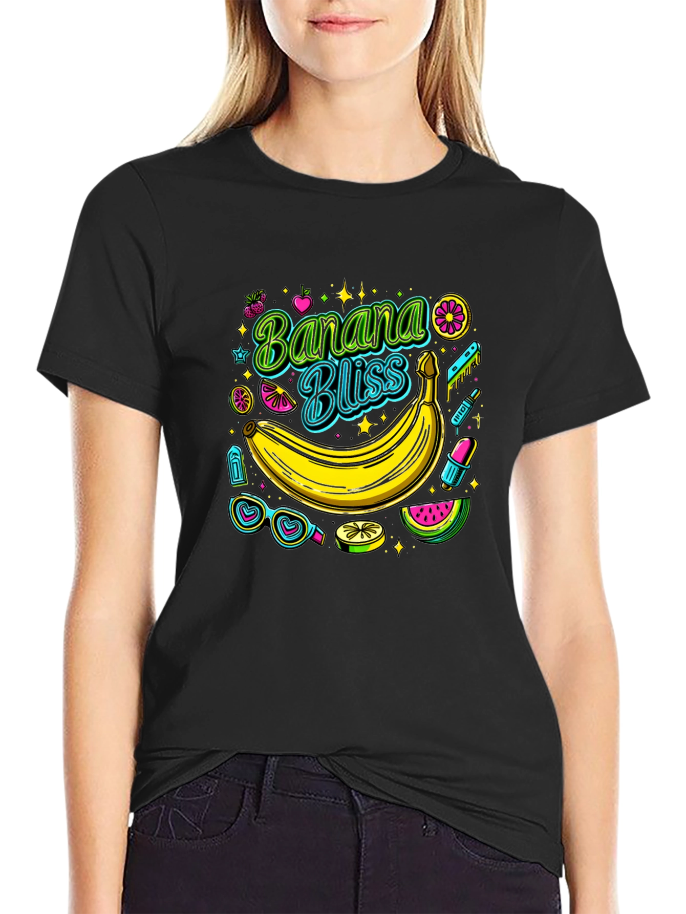 Banana Bliss Graphic Tee - Summer Vibes