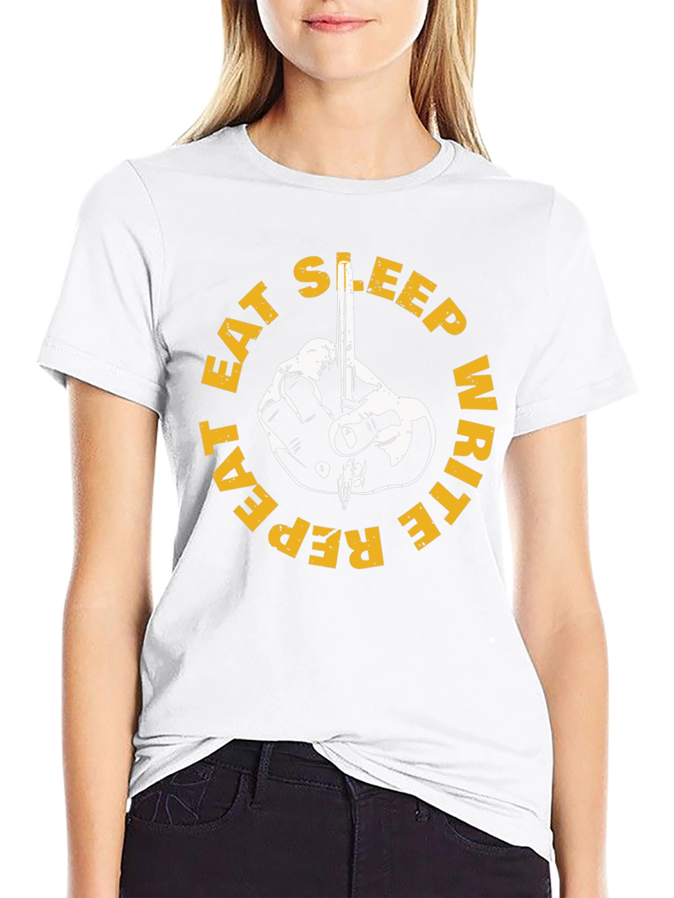 Eat Sleep Write Repeat T-Shirt