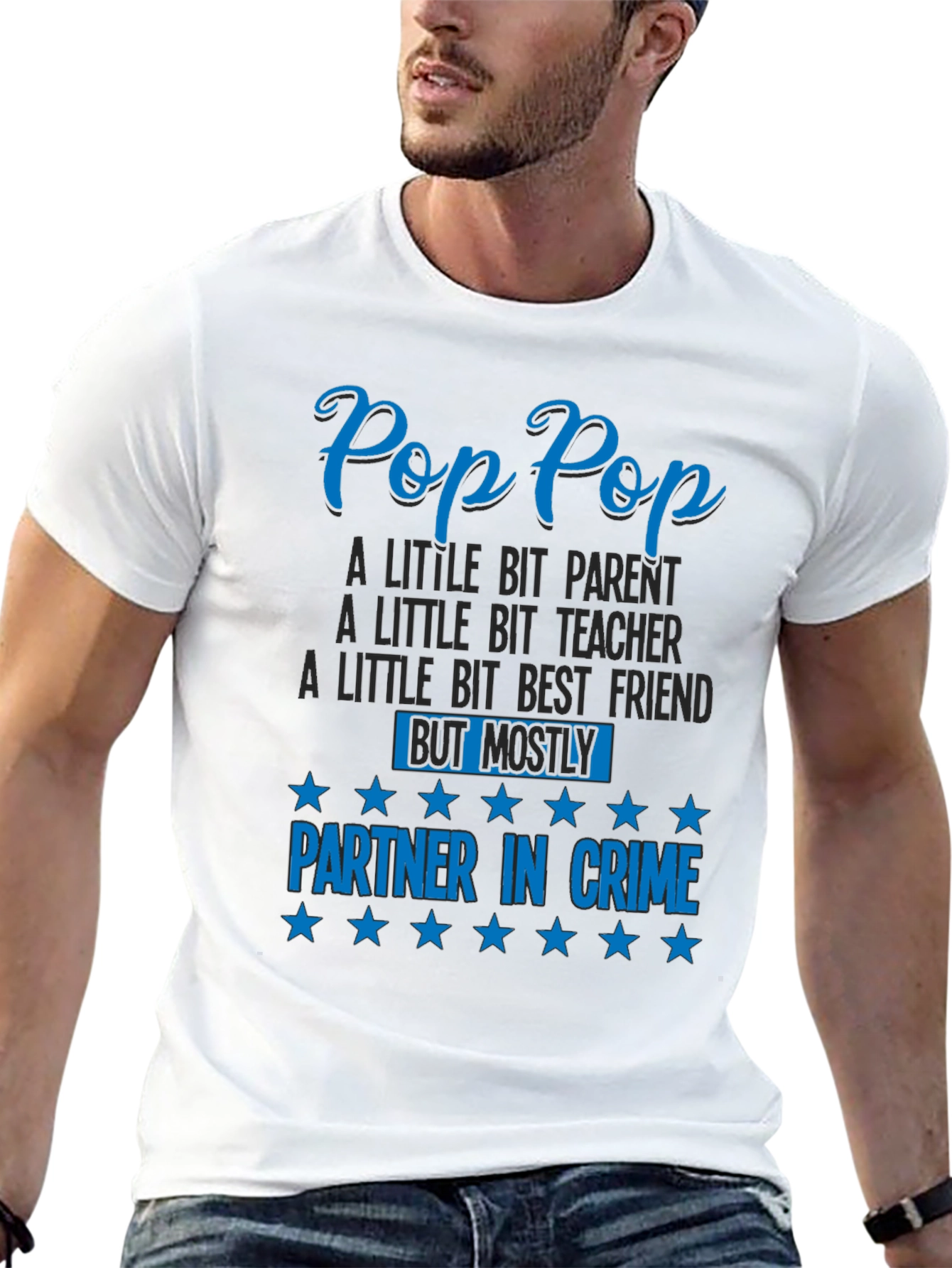 Pop Pop Partner in Crime T-Shirt