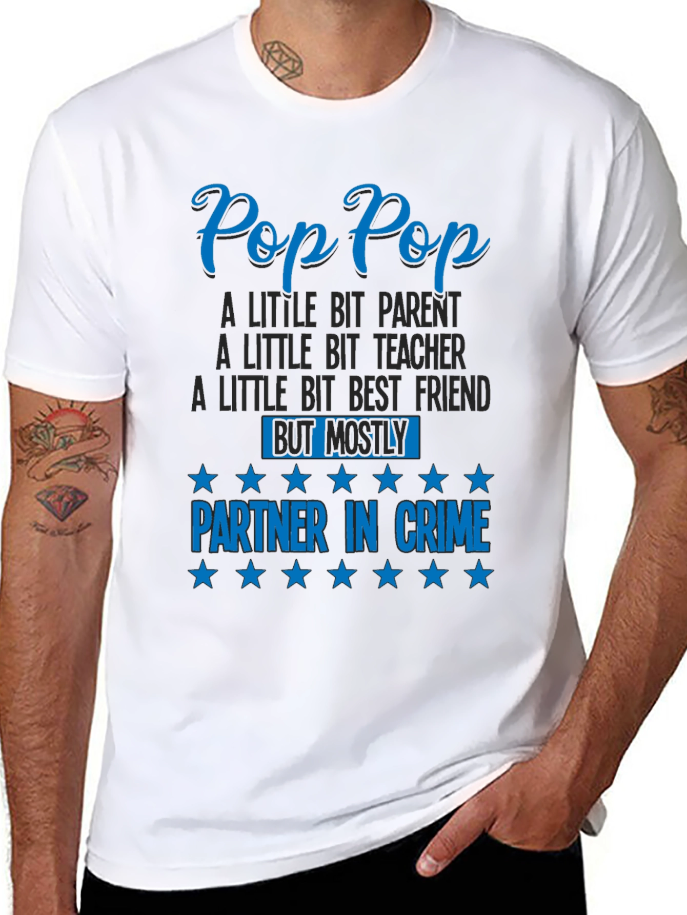 Pop Pop Partner in Crime T-Shirt