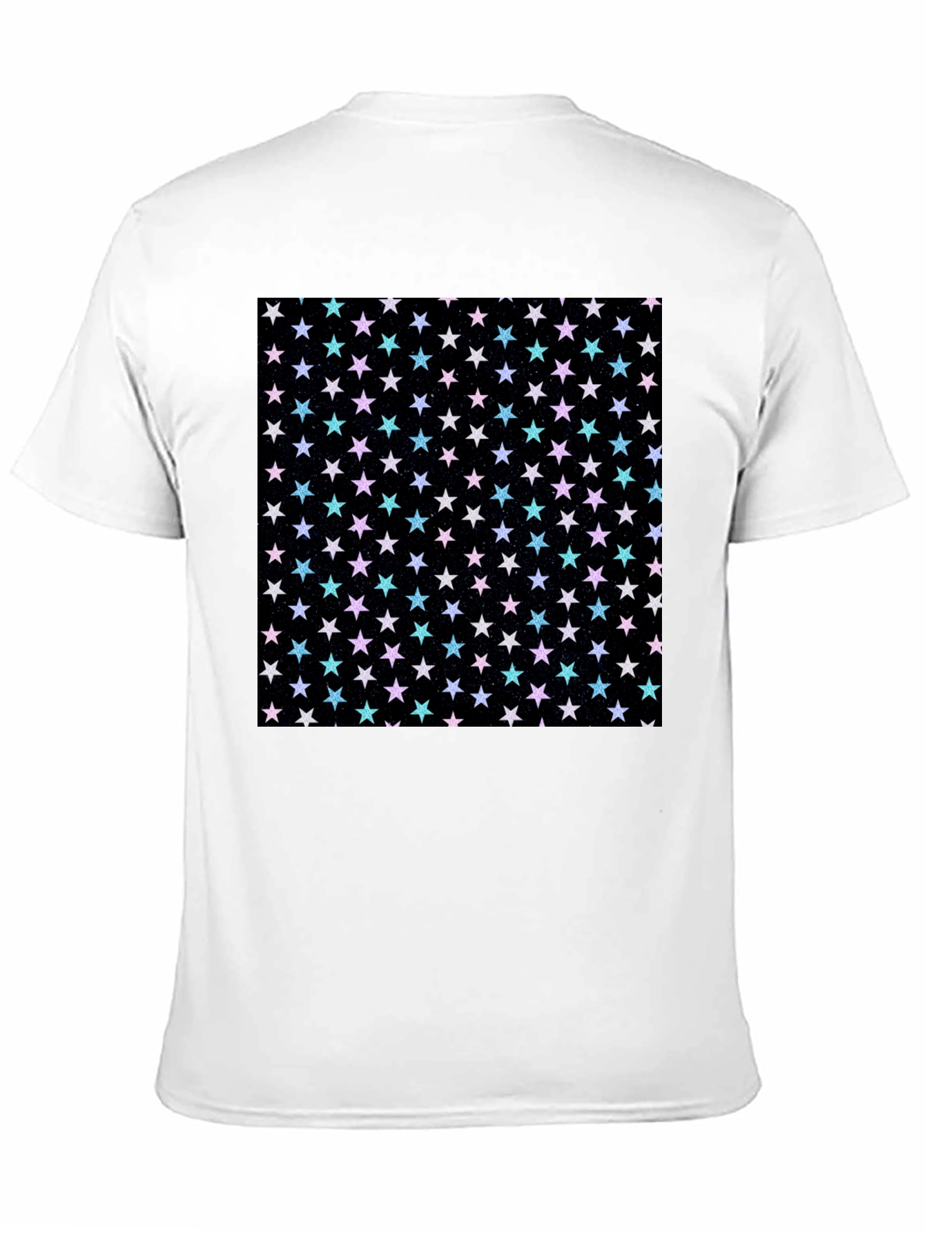 Starry Night T-Shirt - Black Cotton Blend