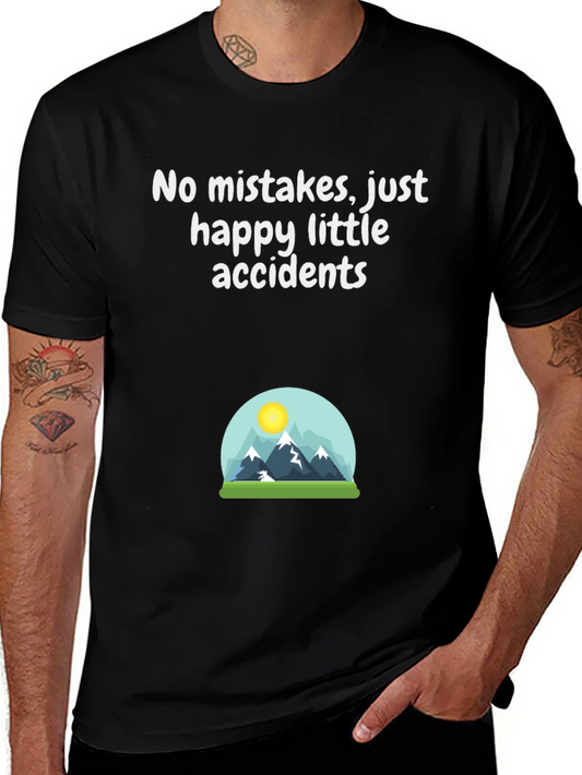 Happy Accidents T-Shirt - Mountain Scene