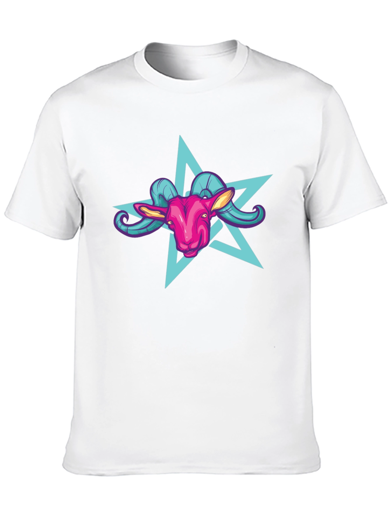 Goat Star Graphic Tee - Unisex Black T-Shirt