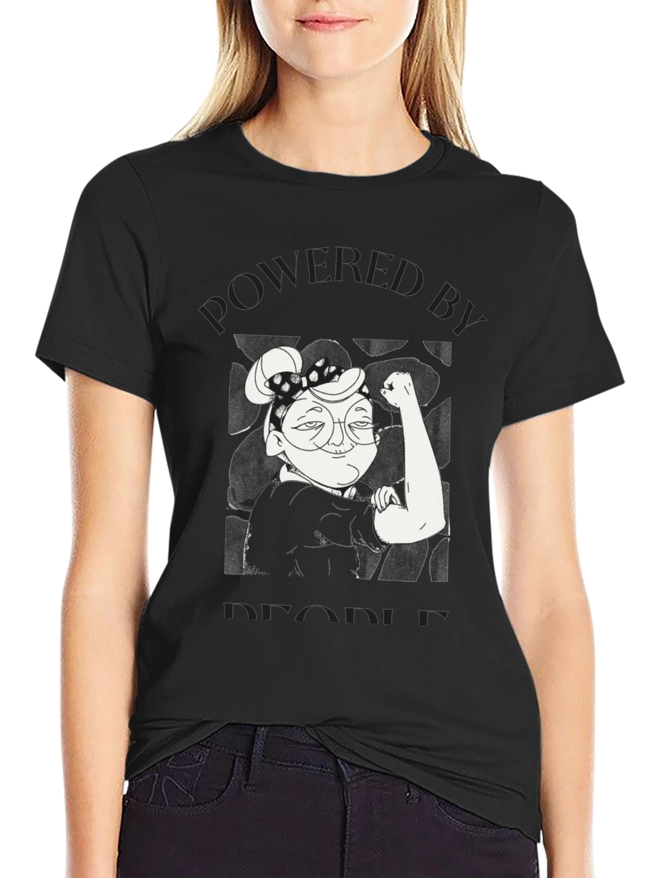 Feminist Powered By People Graphic Tee