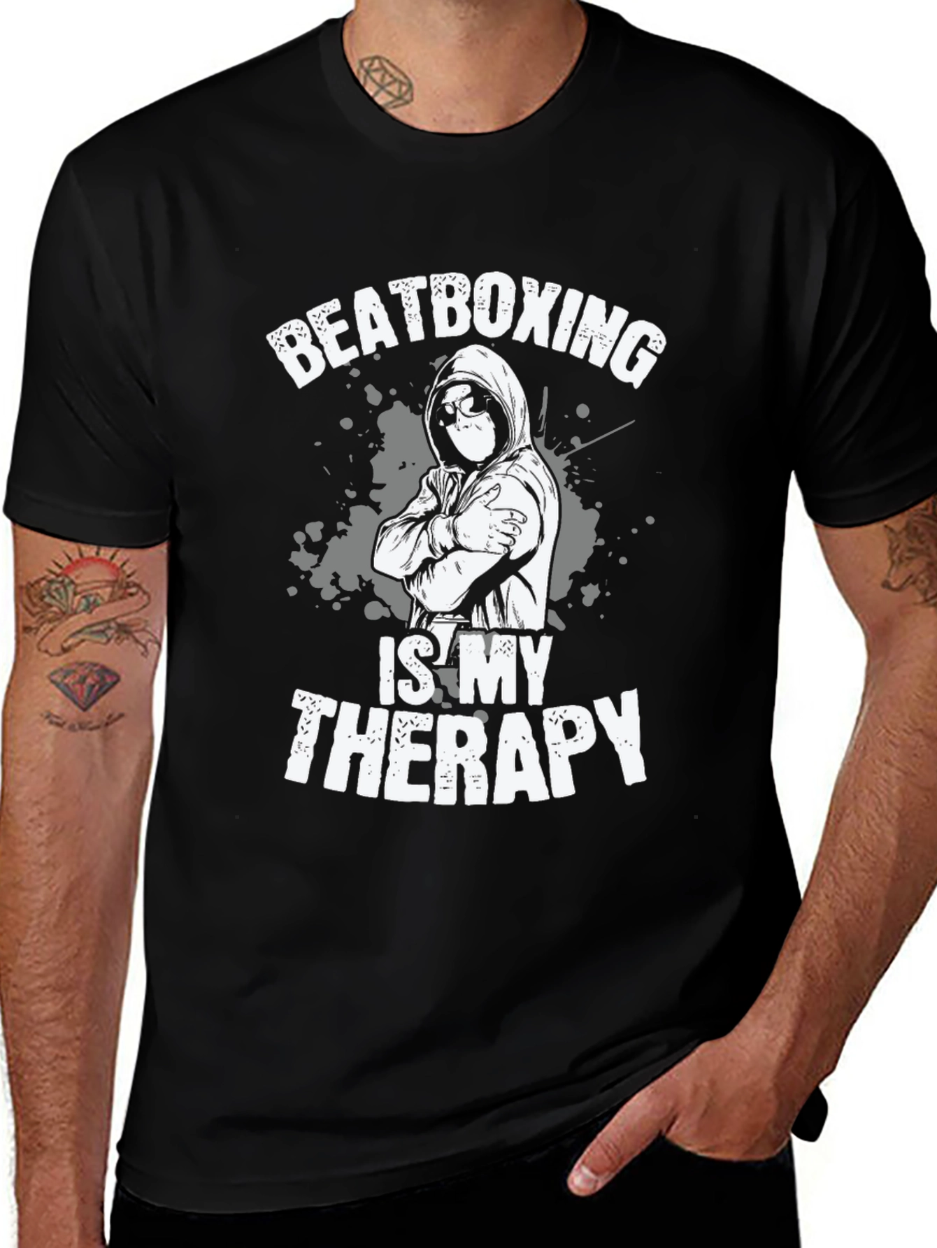 Beatboxing Therapy Graphic T-Shirt