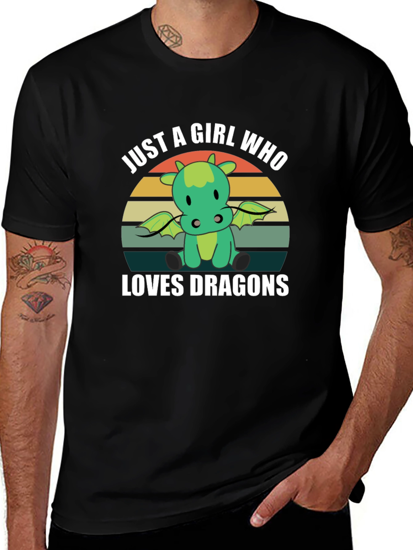 Just A Girl Who Loves Dragons T-Shirt