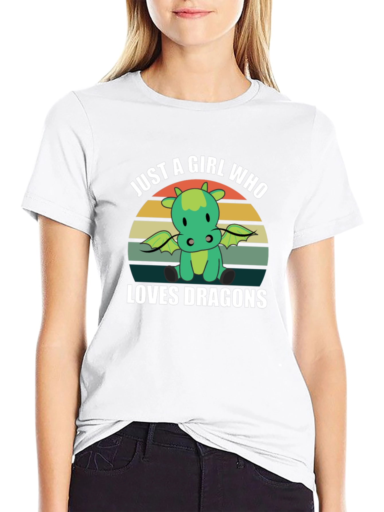 Just A Girl Who Loves Dragons T-Shirt