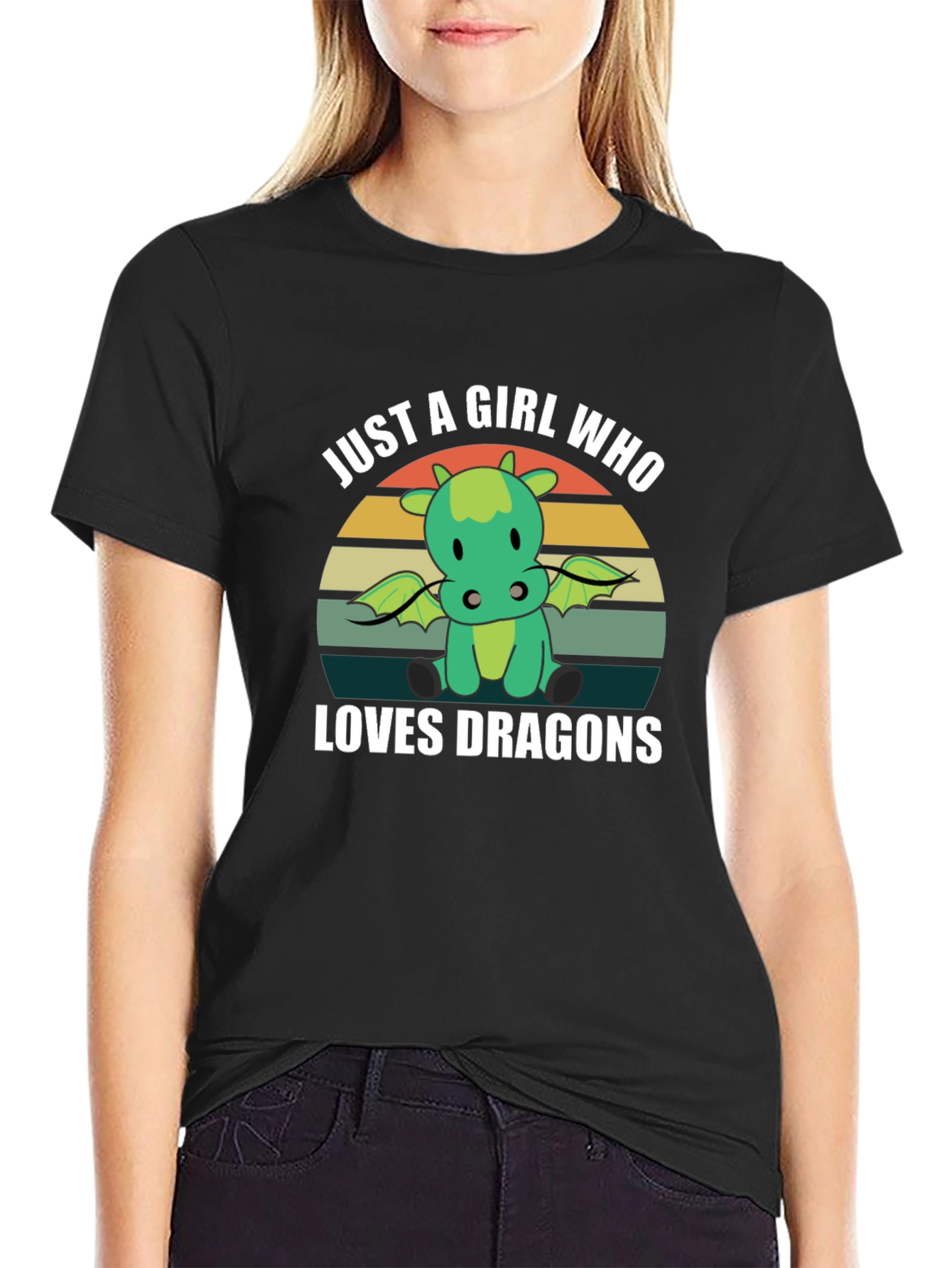 Just A Girl Who Loves Dragons T-Shirt