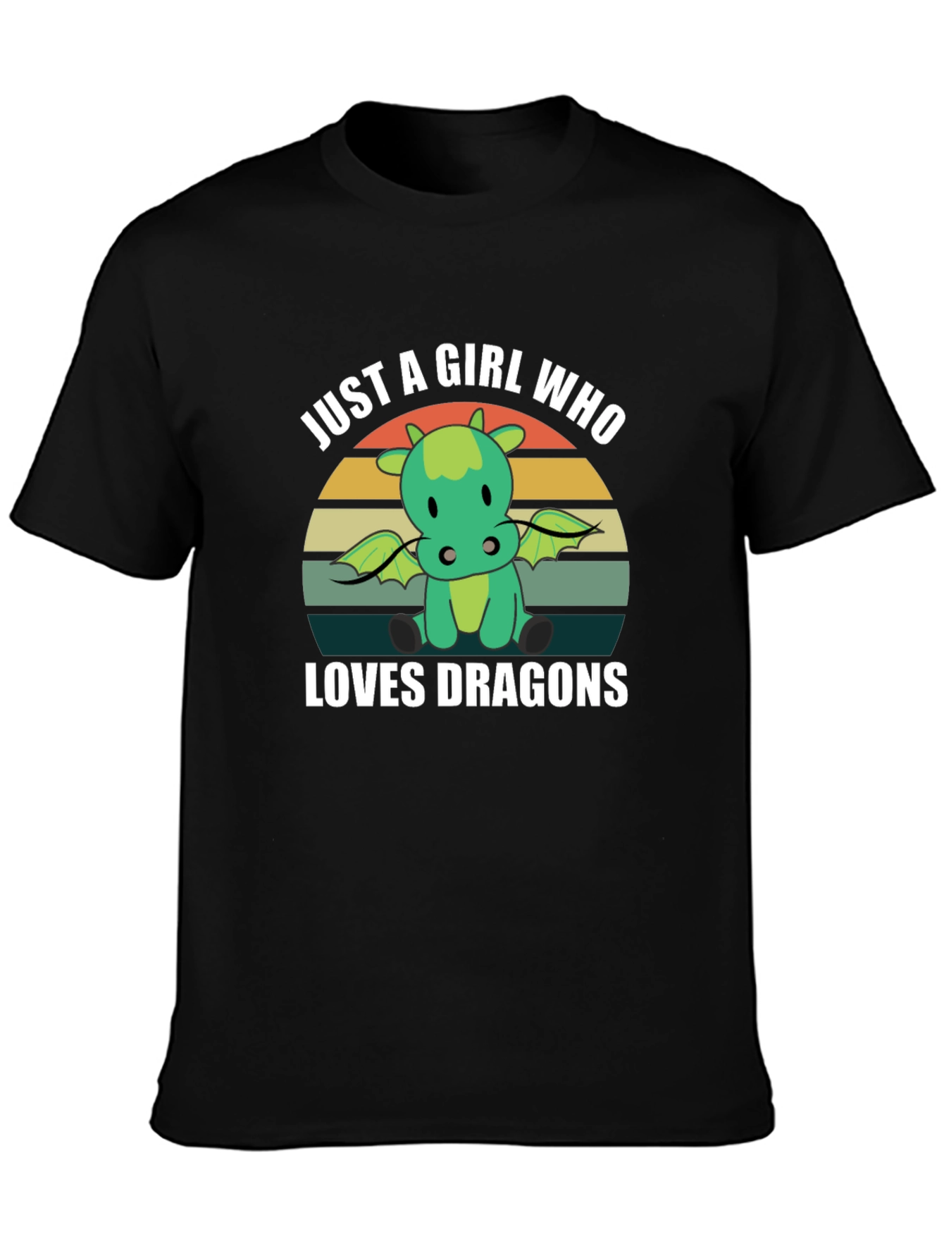 Just A Girl Who Loves Dragons T-Shirt