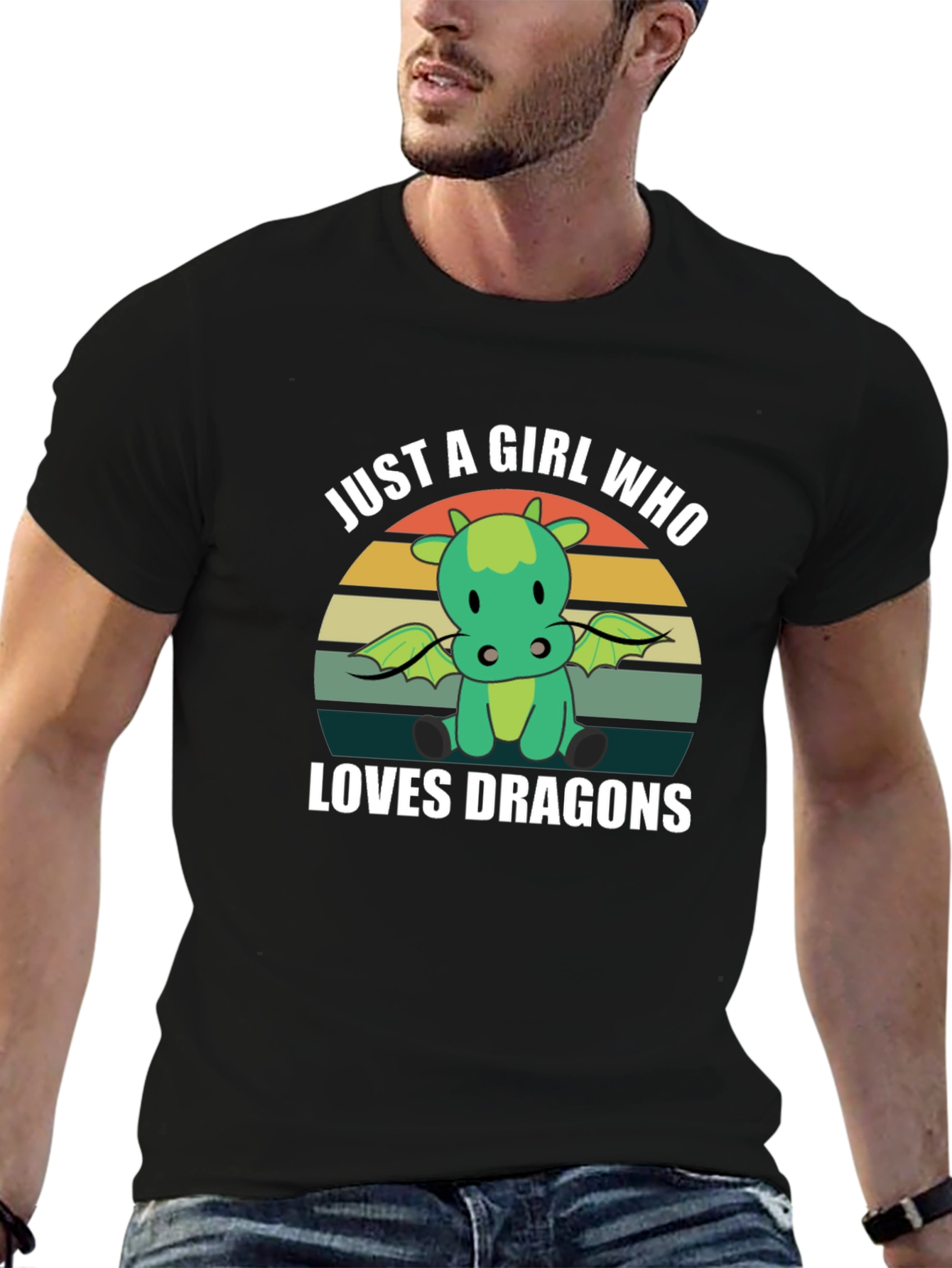 Just A Girl Who Loves Dragons T-Shirt