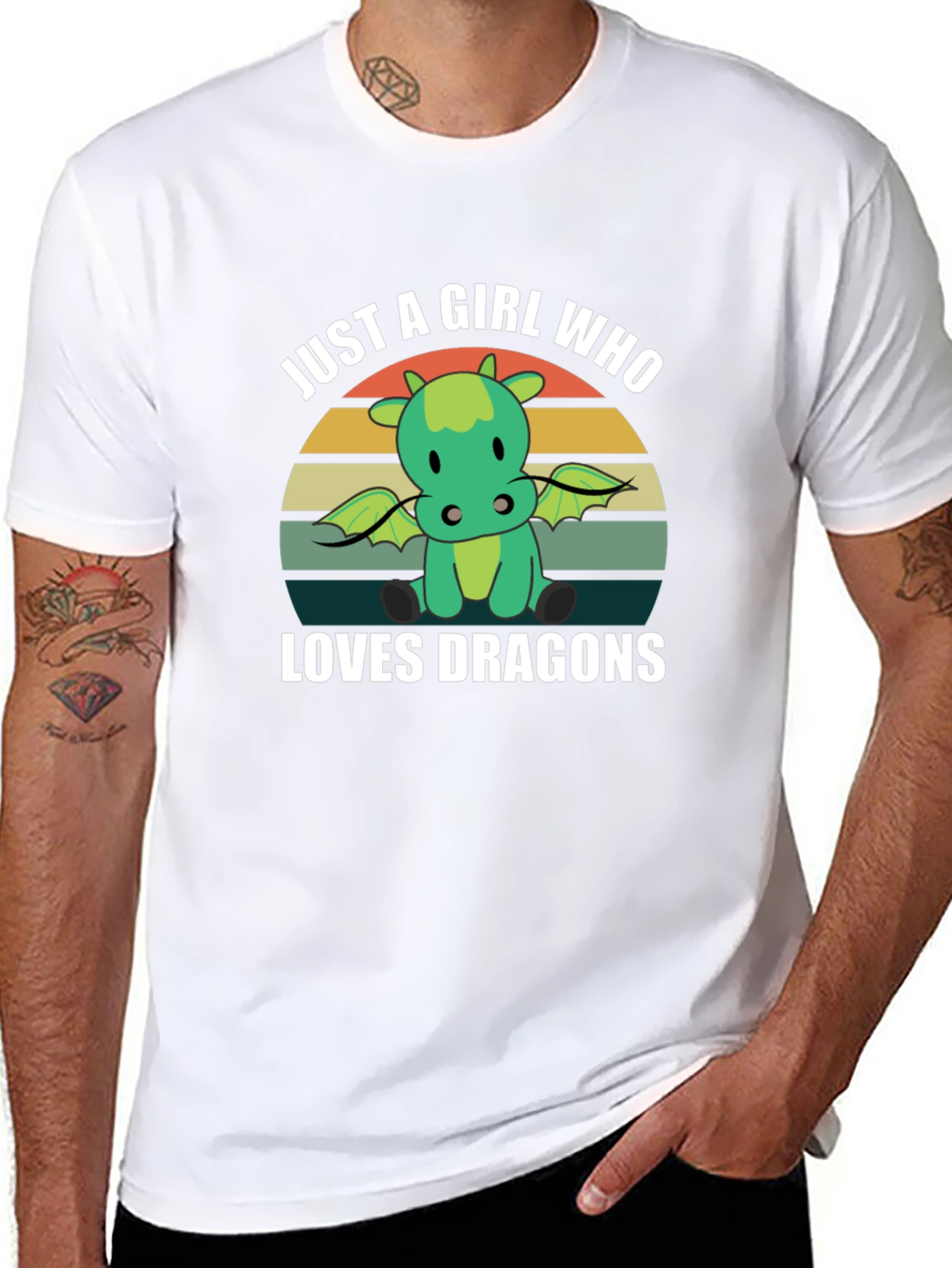 Just A Girl Who Loves Dragons T-Shirt