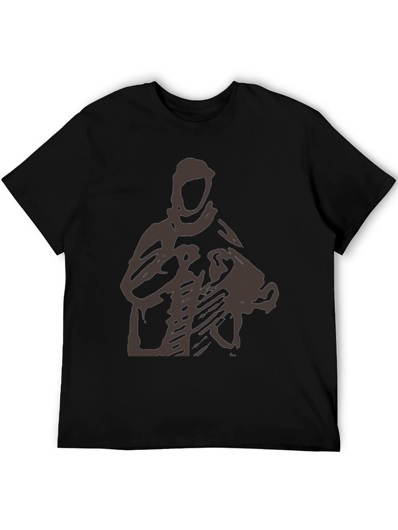 Graphic T-Shirt - Abstract Figure Print - Casual Wear
