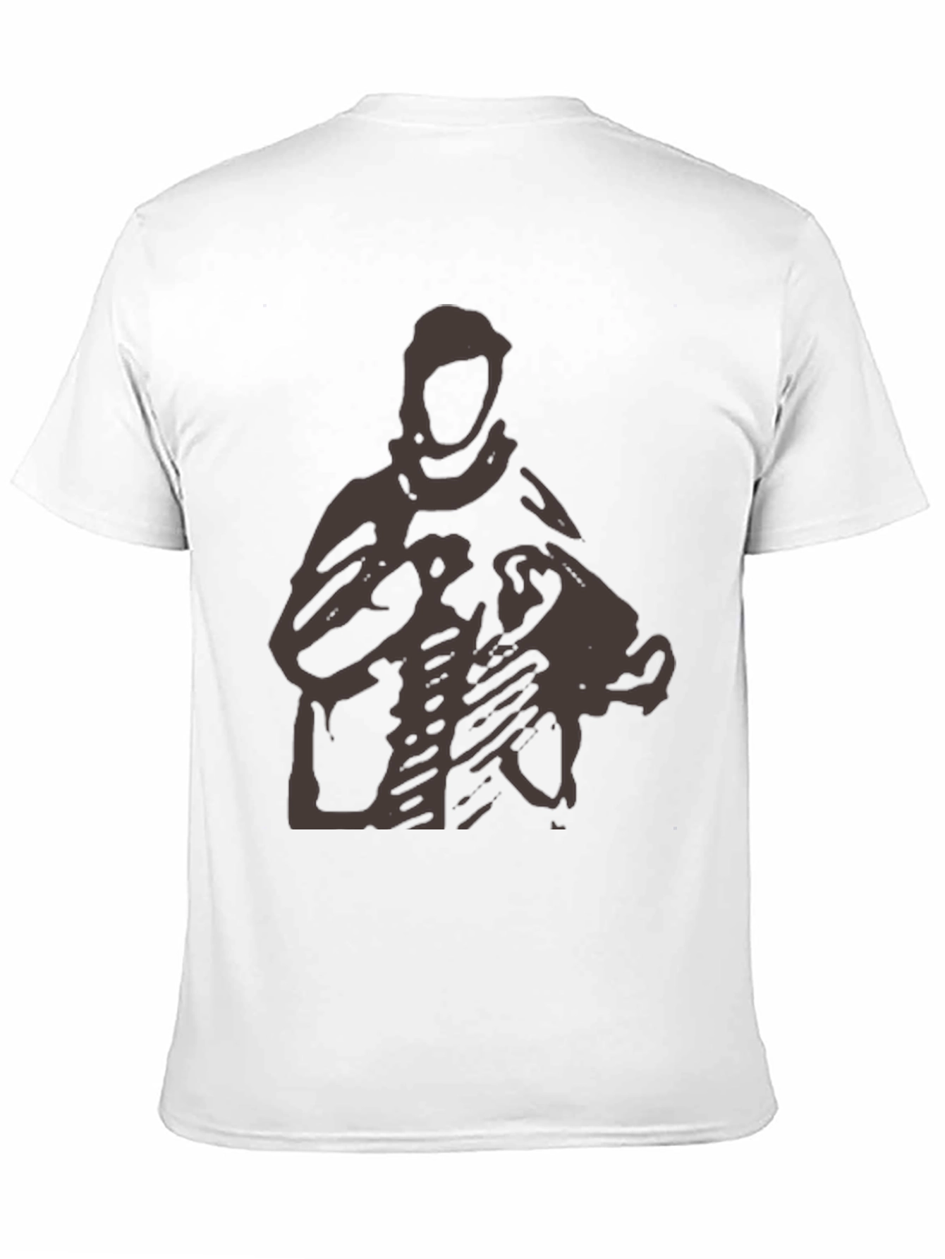 Graphic T-Shirt - Abstract Figure Print - Casual Wear
