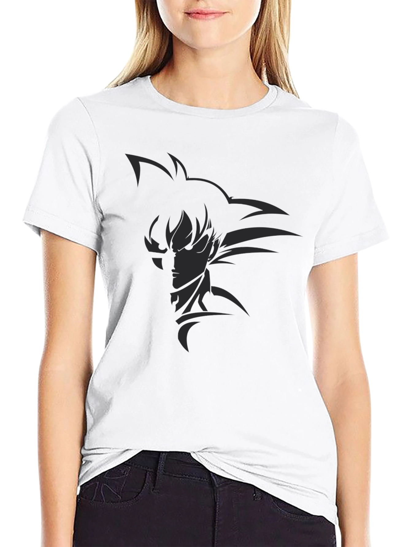 Goku Silhouette Black Tee - Dragon Ball Z Inspired