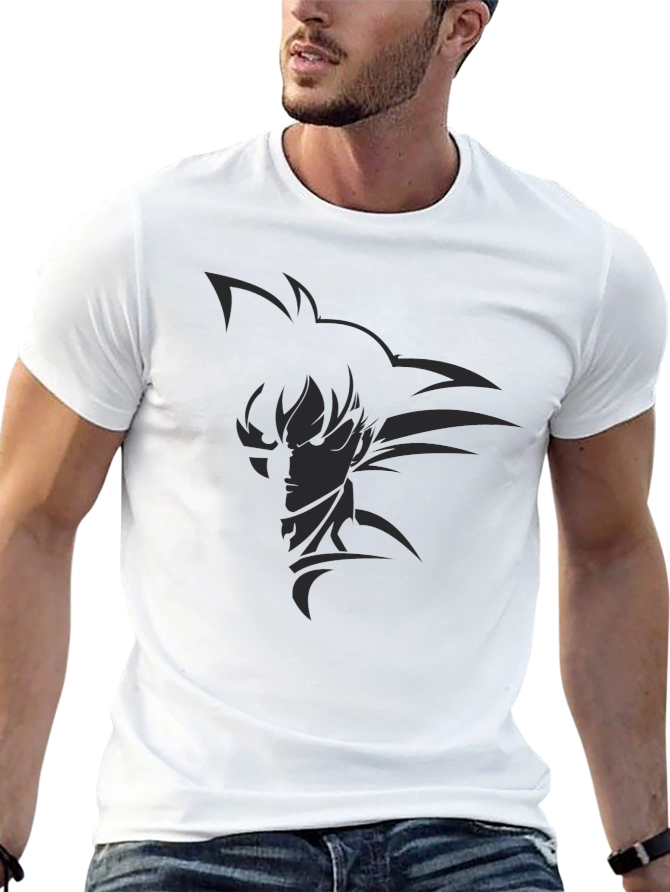 Goku Silhouette Black Tee - Dragon Ball Z Inspired