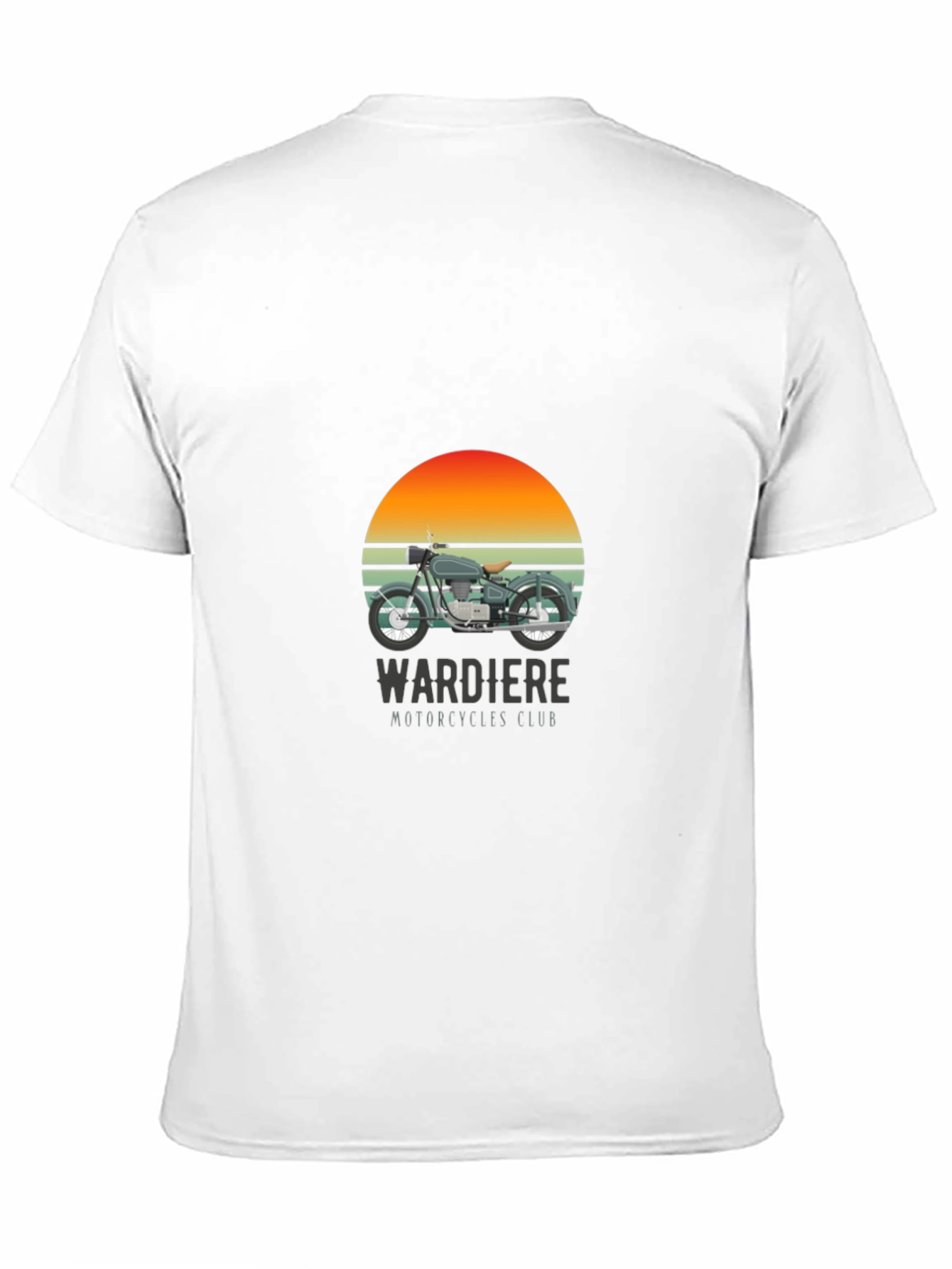 Wardiere Motorcycle Club Graphic Tee - Black