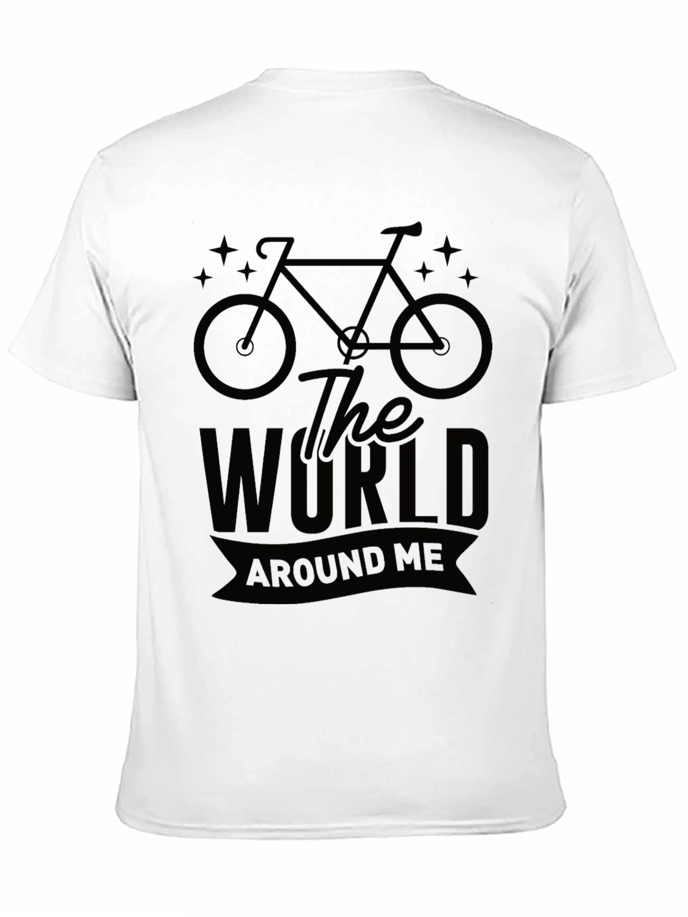 The World Around Me Black Graphic T-Shirt