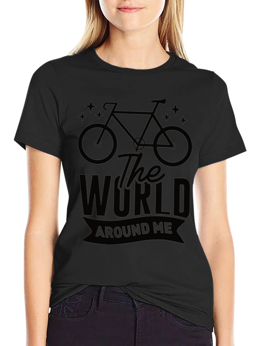 The World Around Me Black Graphic T-Shirt