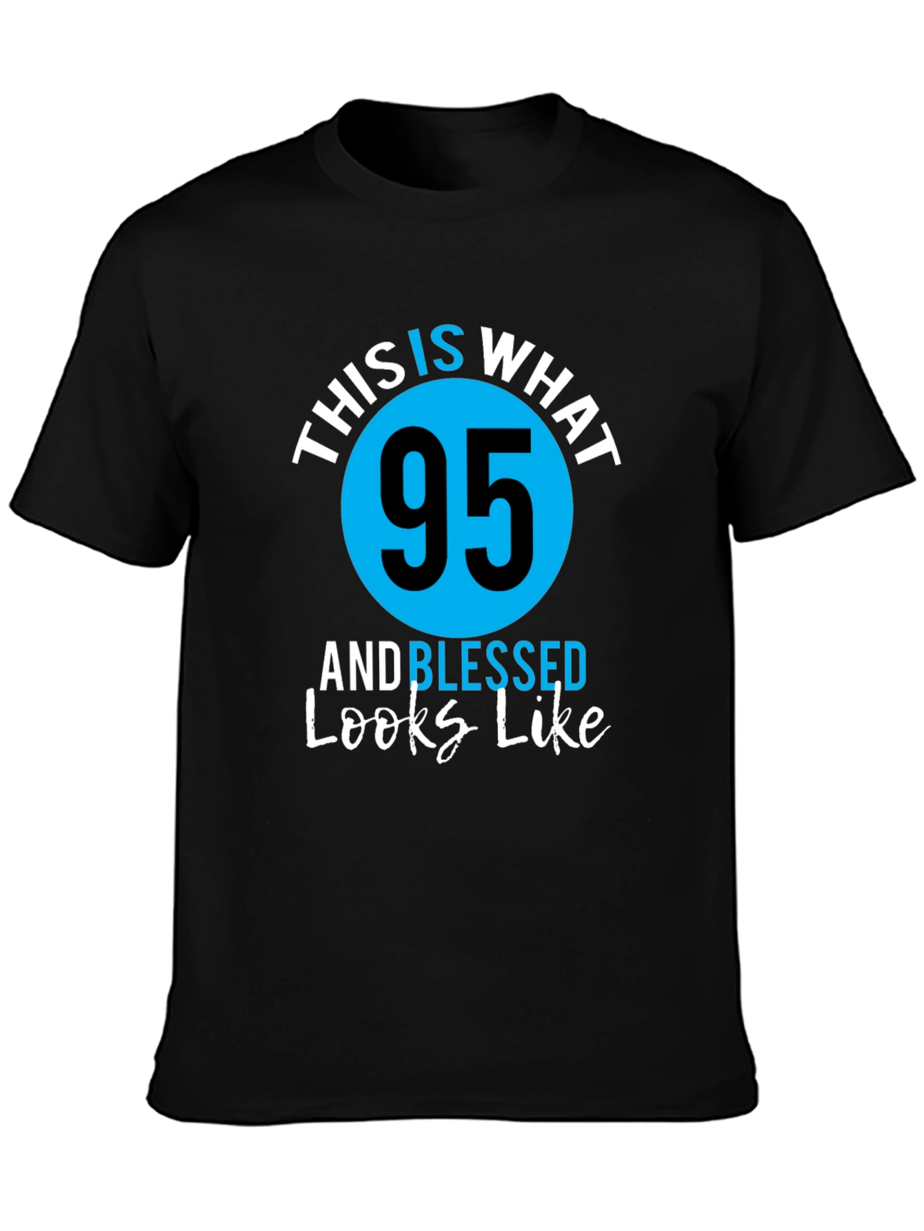 95 and Blessed Birthday T-Shirt