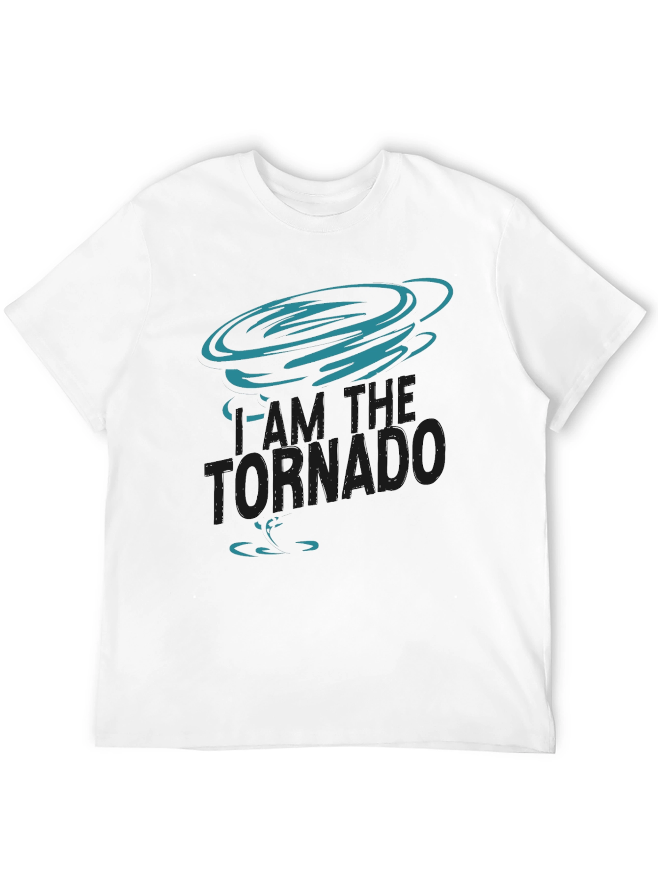 I am the Tornado Graphic T-Shirt - Black