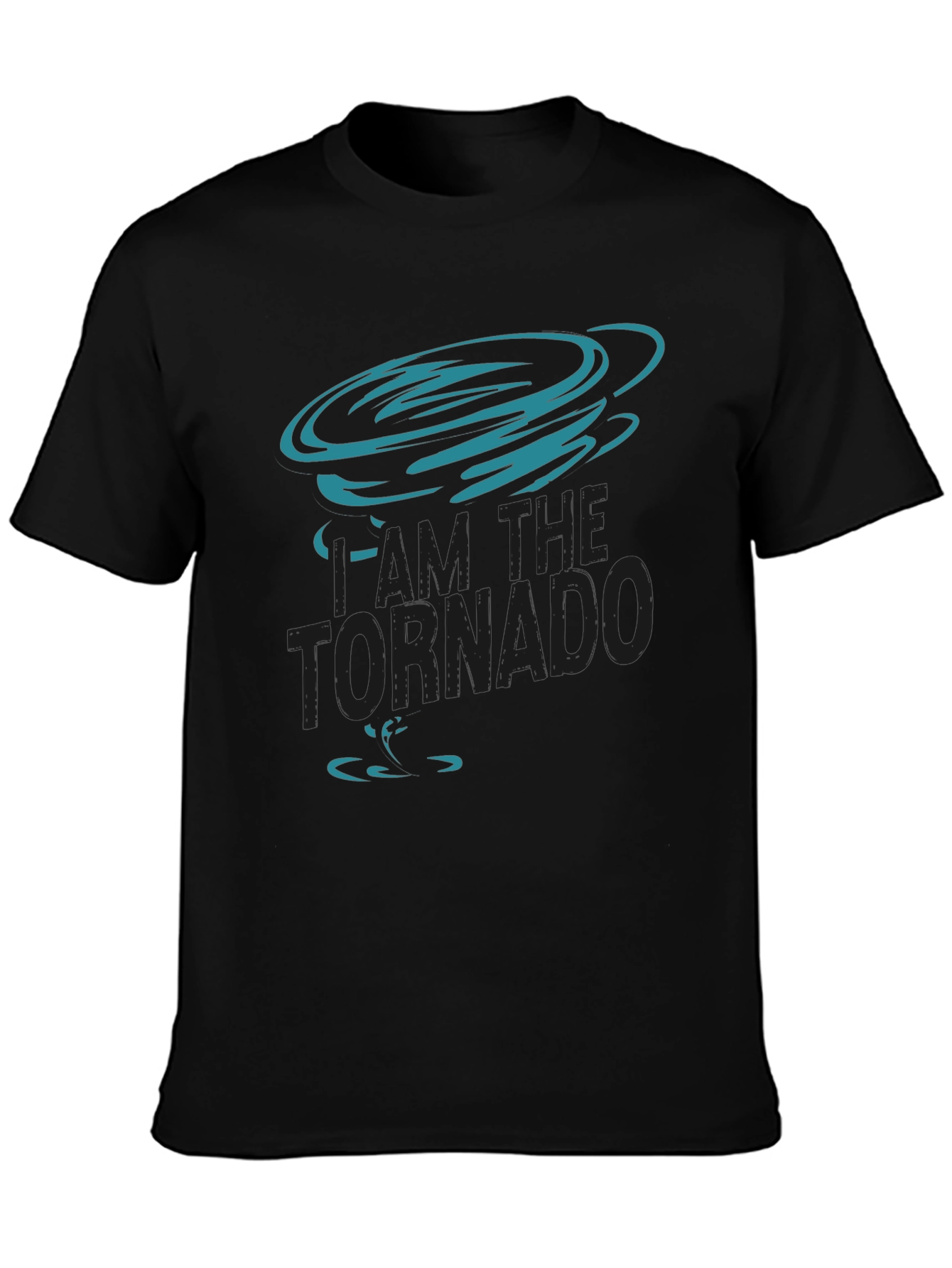 I am the Tornado Graphic T-Shirt - Black