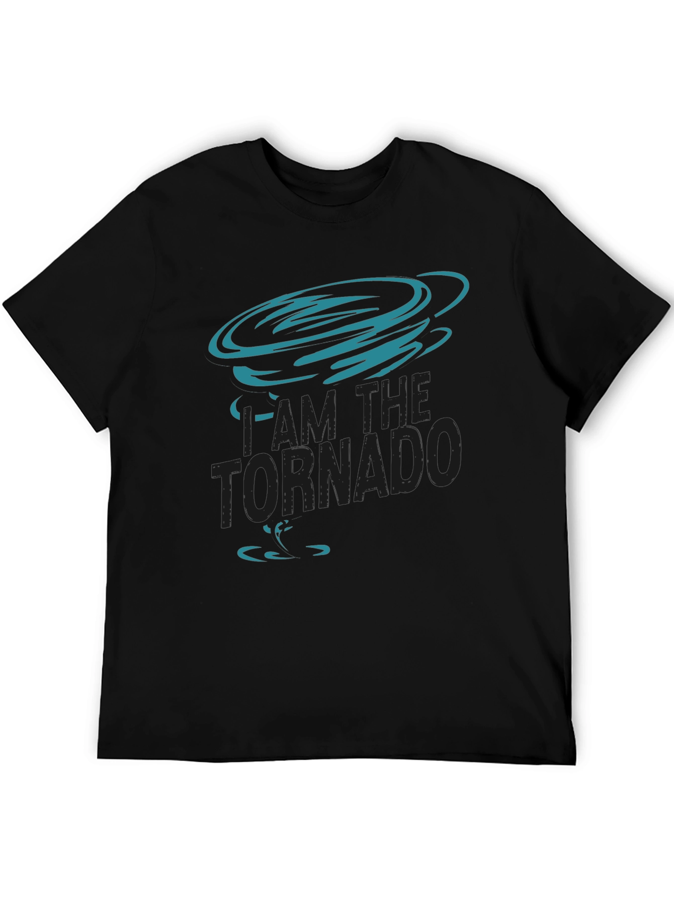 I am the Tornado Graphic T-Shirt - Black