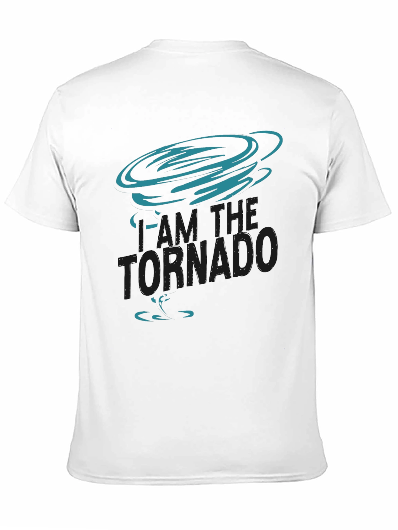 I am the Tornado Graphic T-Shirt - Black