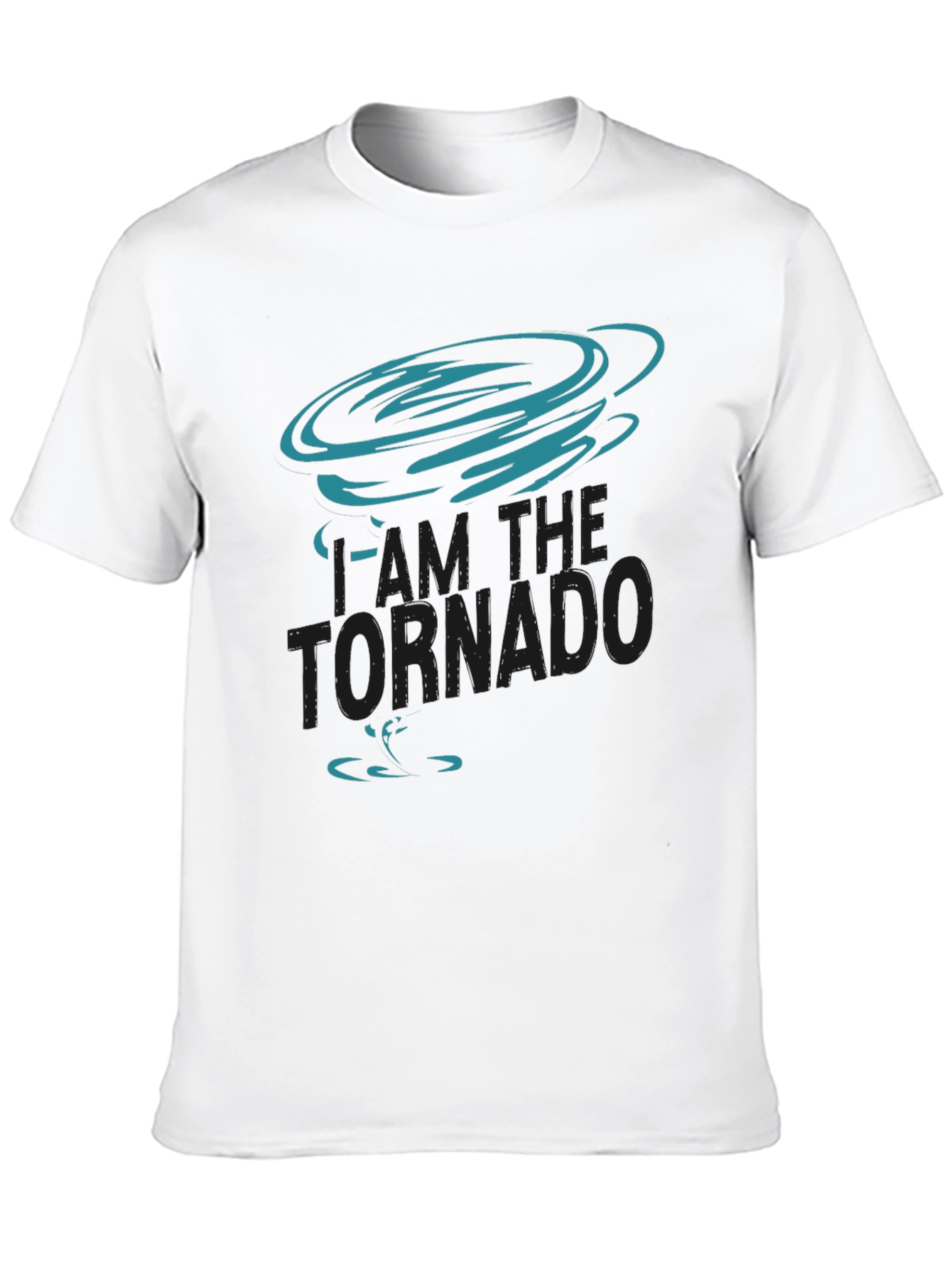 I am the Tornado Graphic T-Shirt - Black