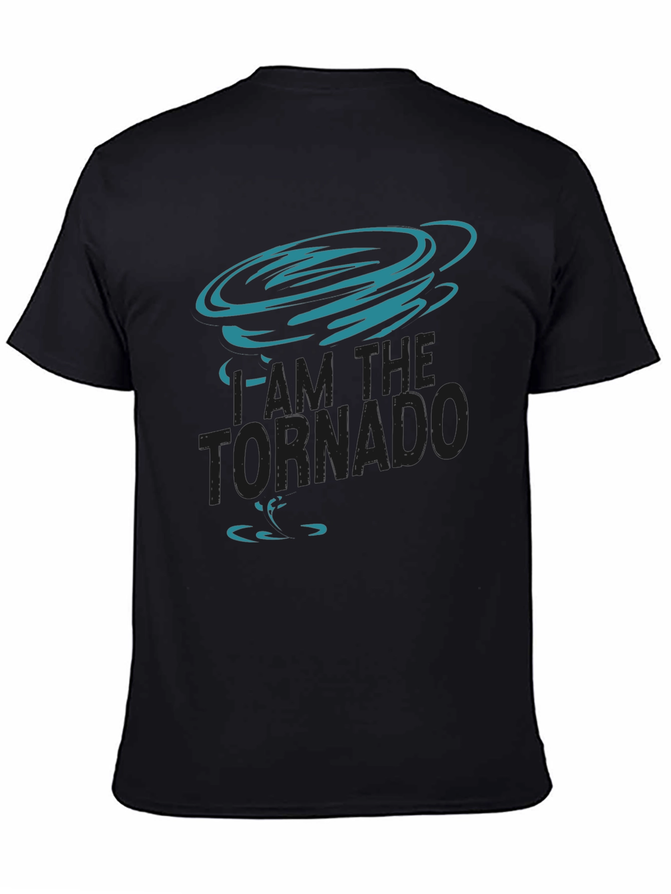 I am the Tornado Graphic T-Shirt - Black