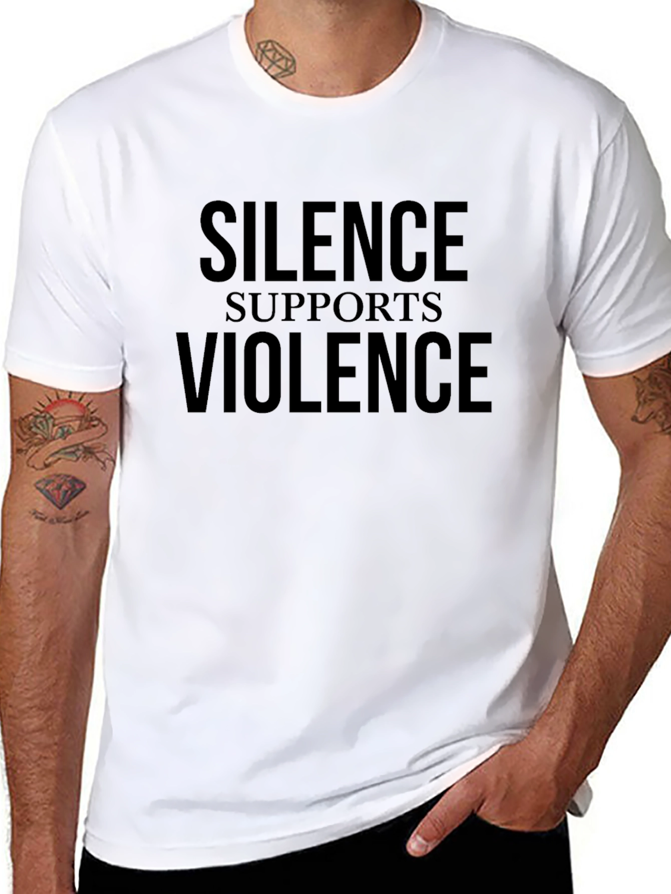 Silence Supports Violence T-Shirt