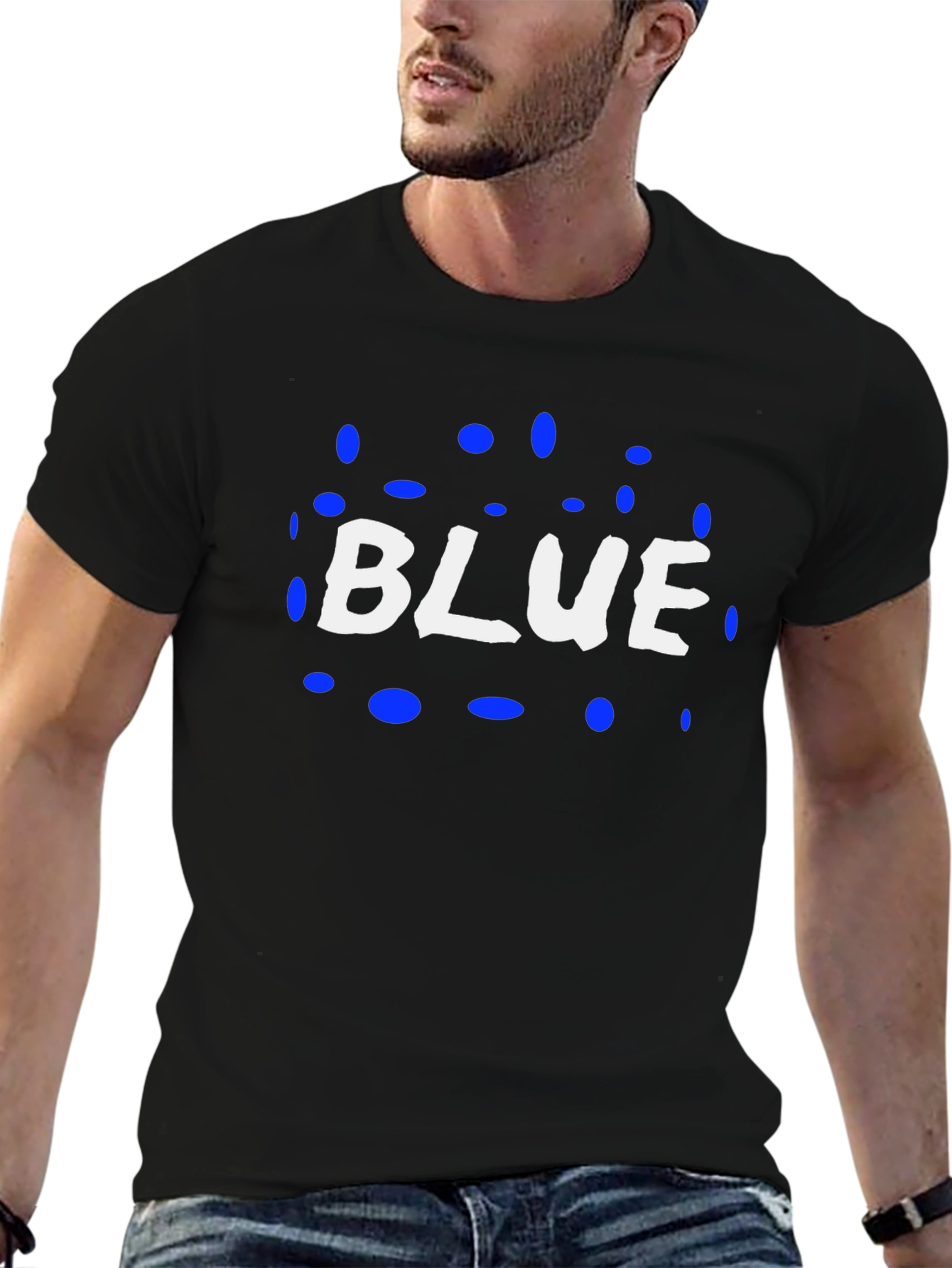 Blue Polka Dot T-Shirt