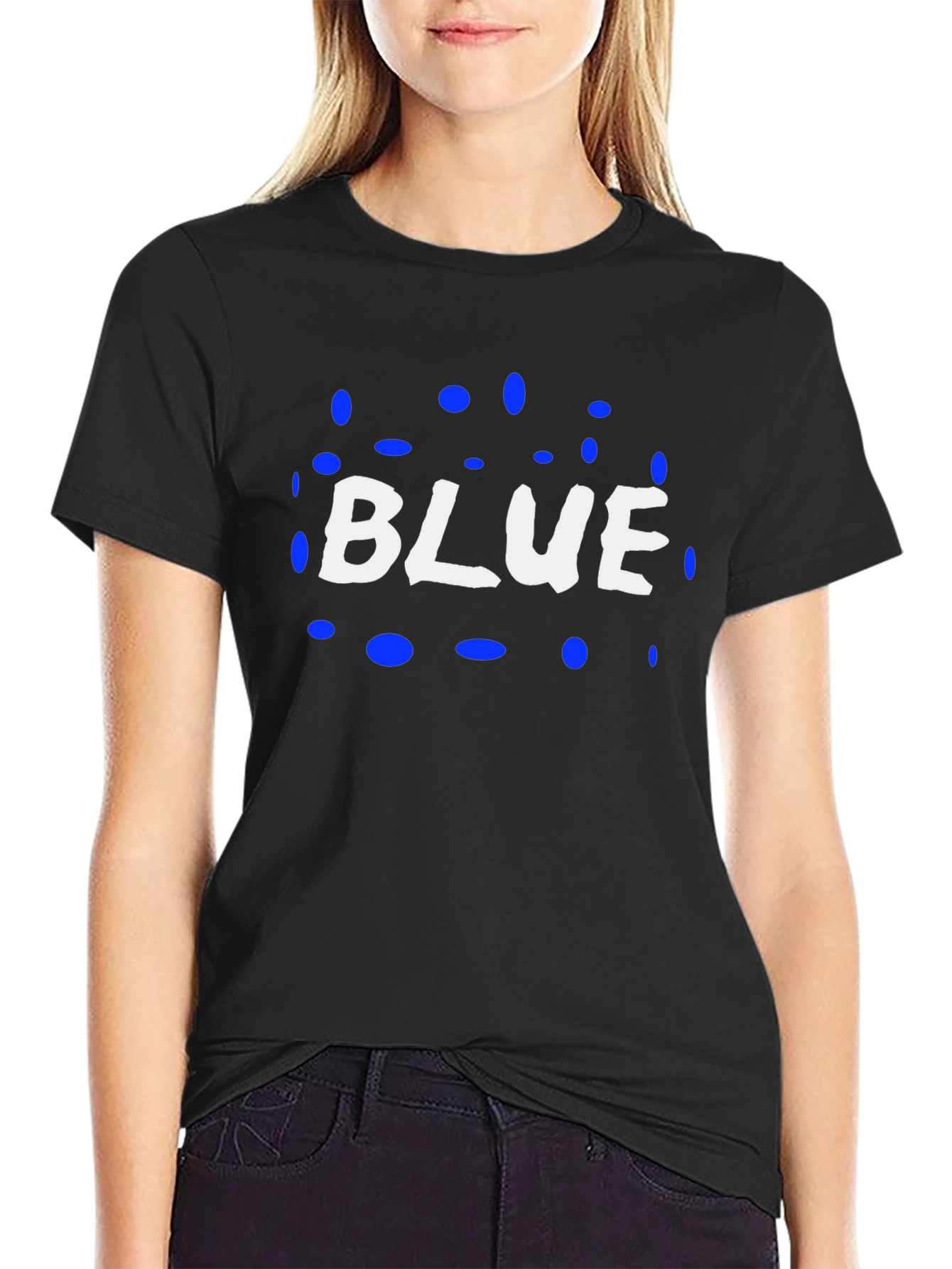 Blue Polka Dot T-Shirt