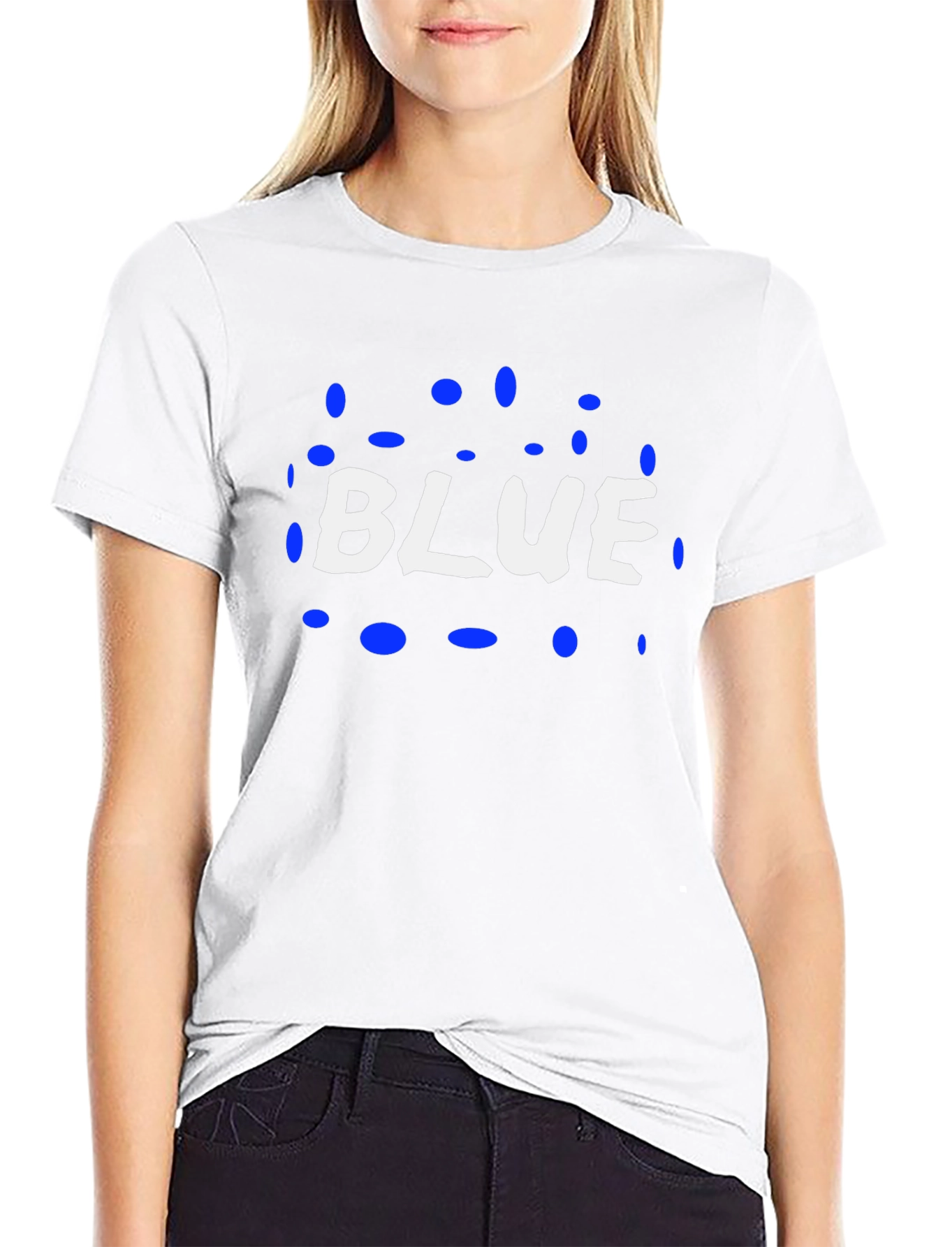 Blue Polka Dot T-Shirt
