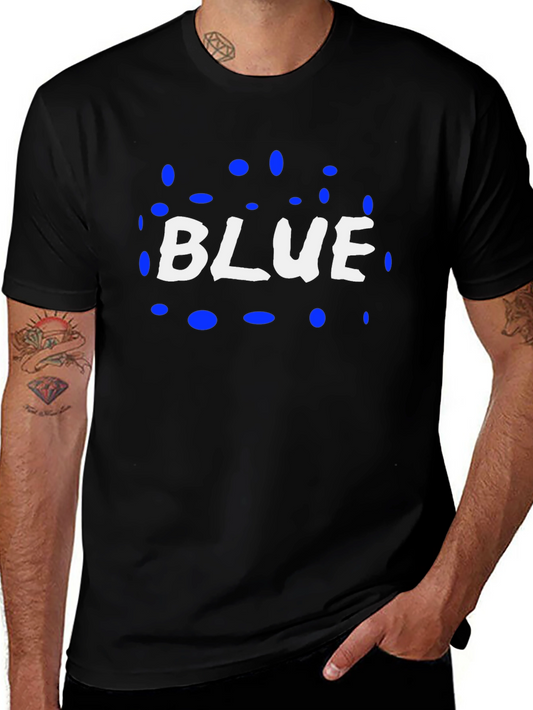 Blue Polka Dot T-Shirt