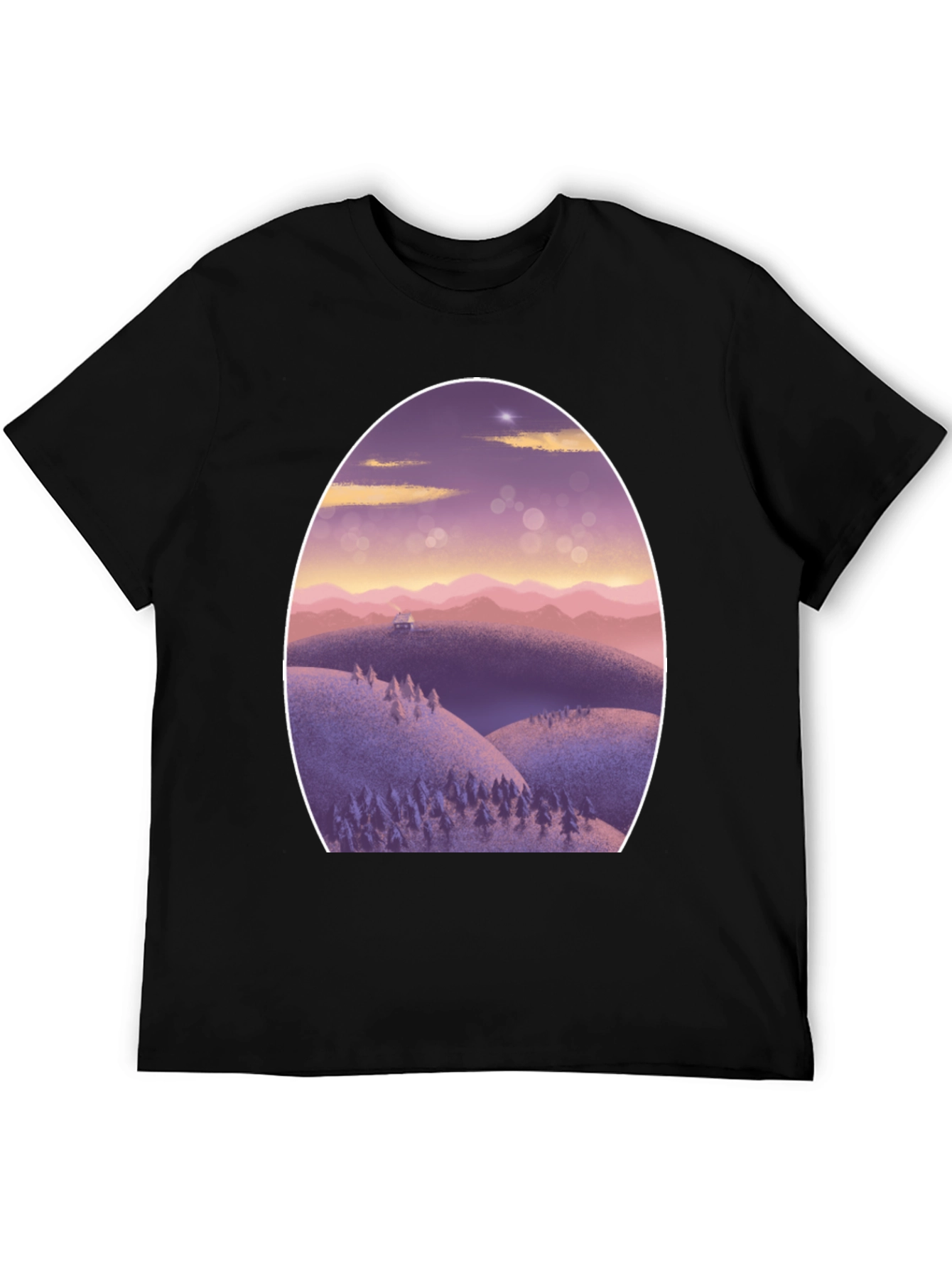 Artistic Landscape Graphic Tee