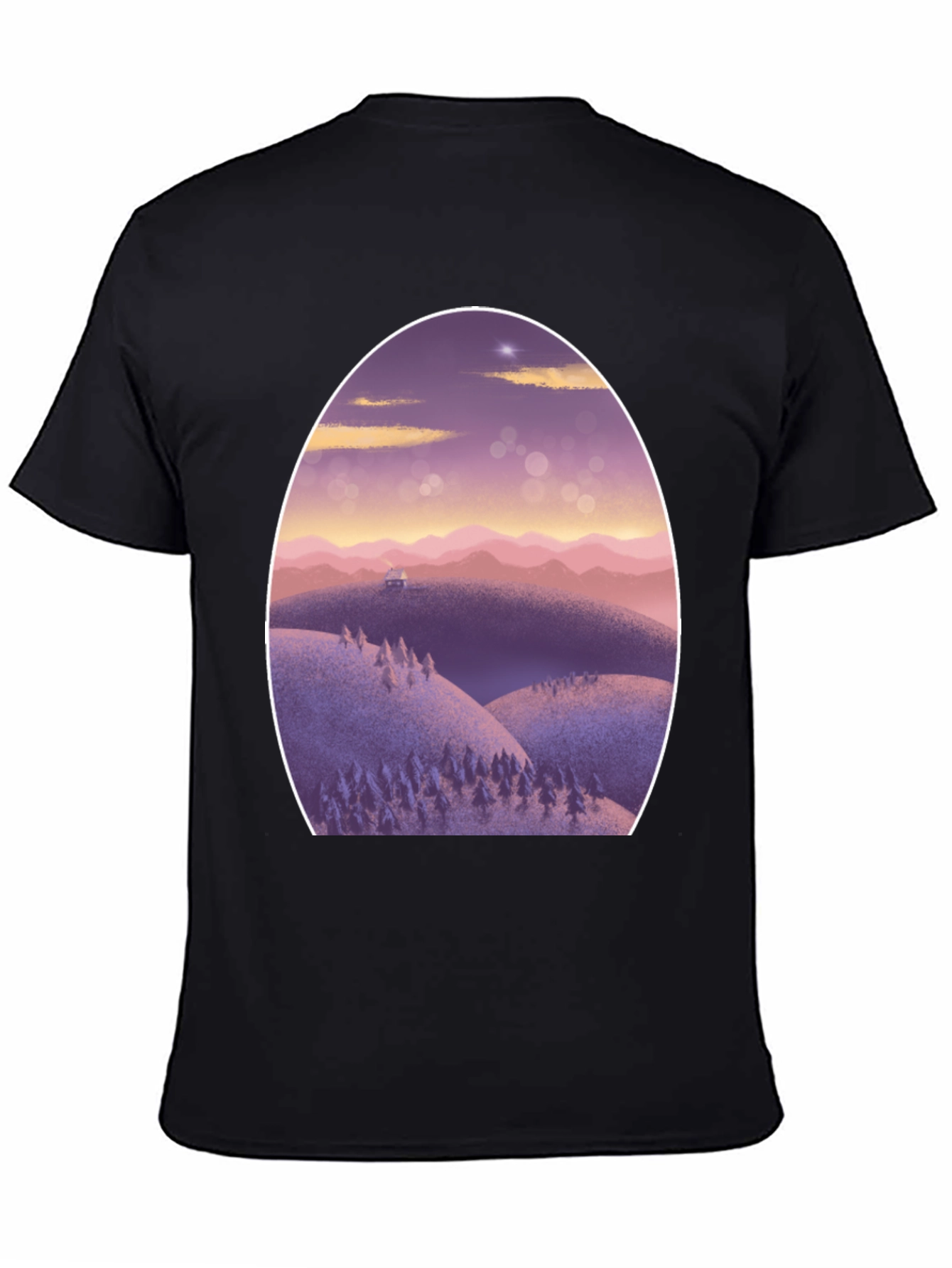 Artistic Landscape Graphic Tee