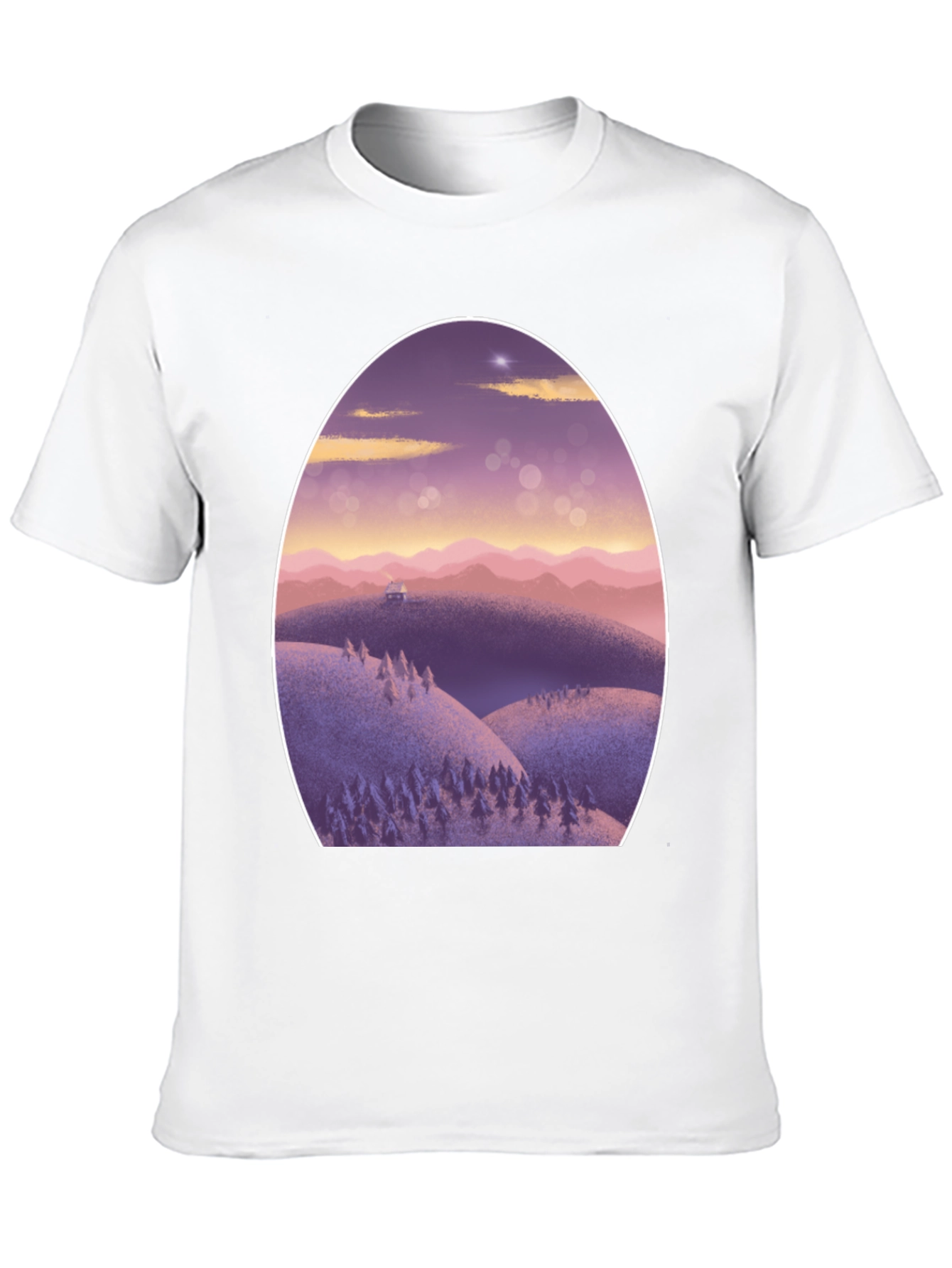 Artistic Landscape Graphic Tee
