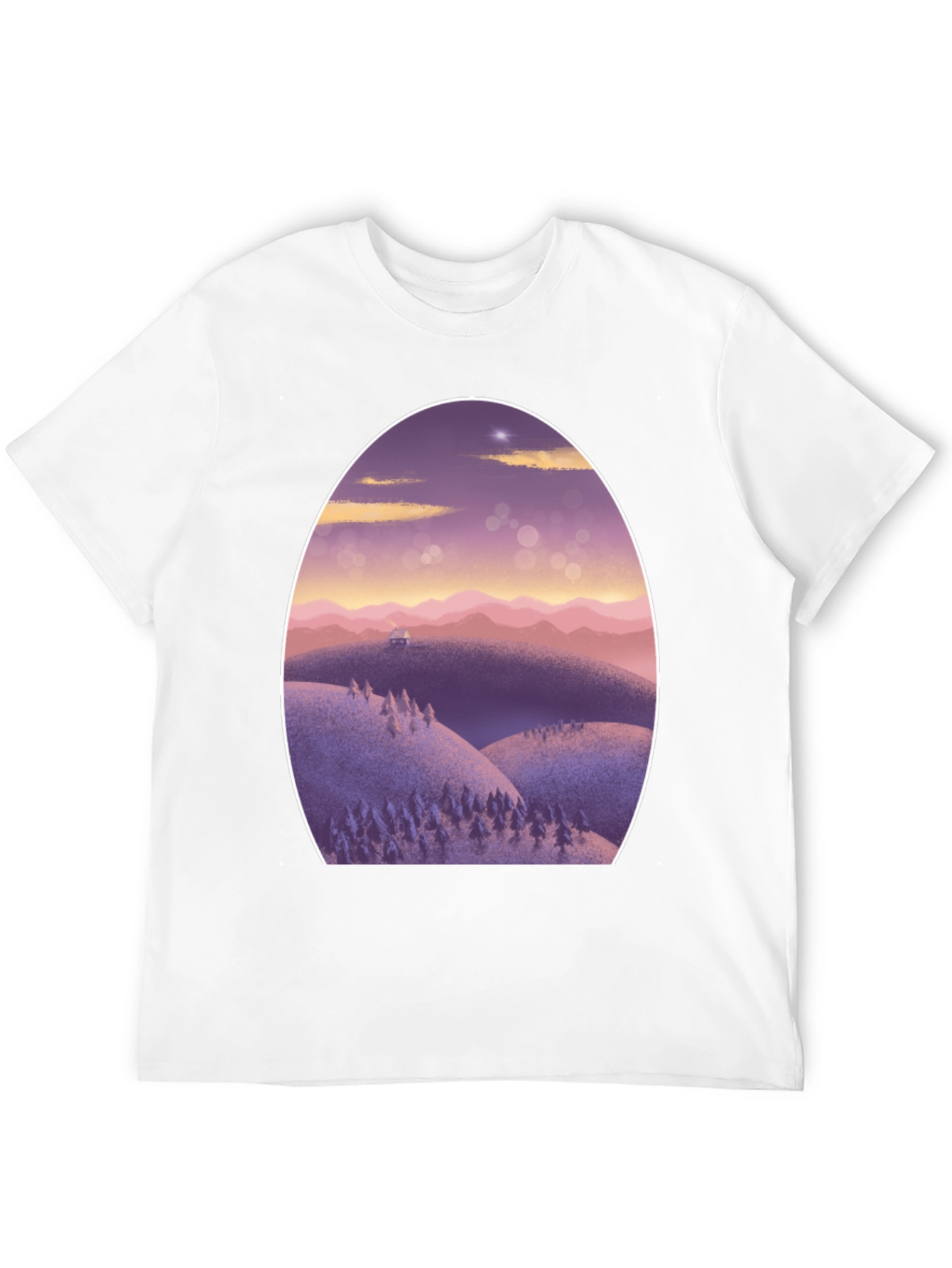 Artistic Landscape Graphic Tee