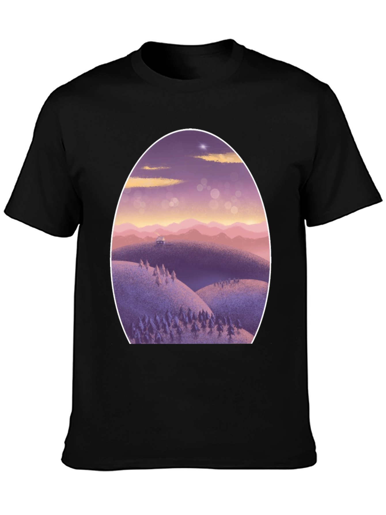 Artistic Landscape Graphic Tee