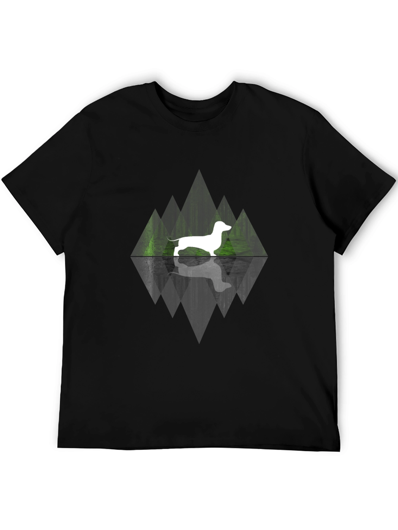 Dachshund Reflection Graphic Tee