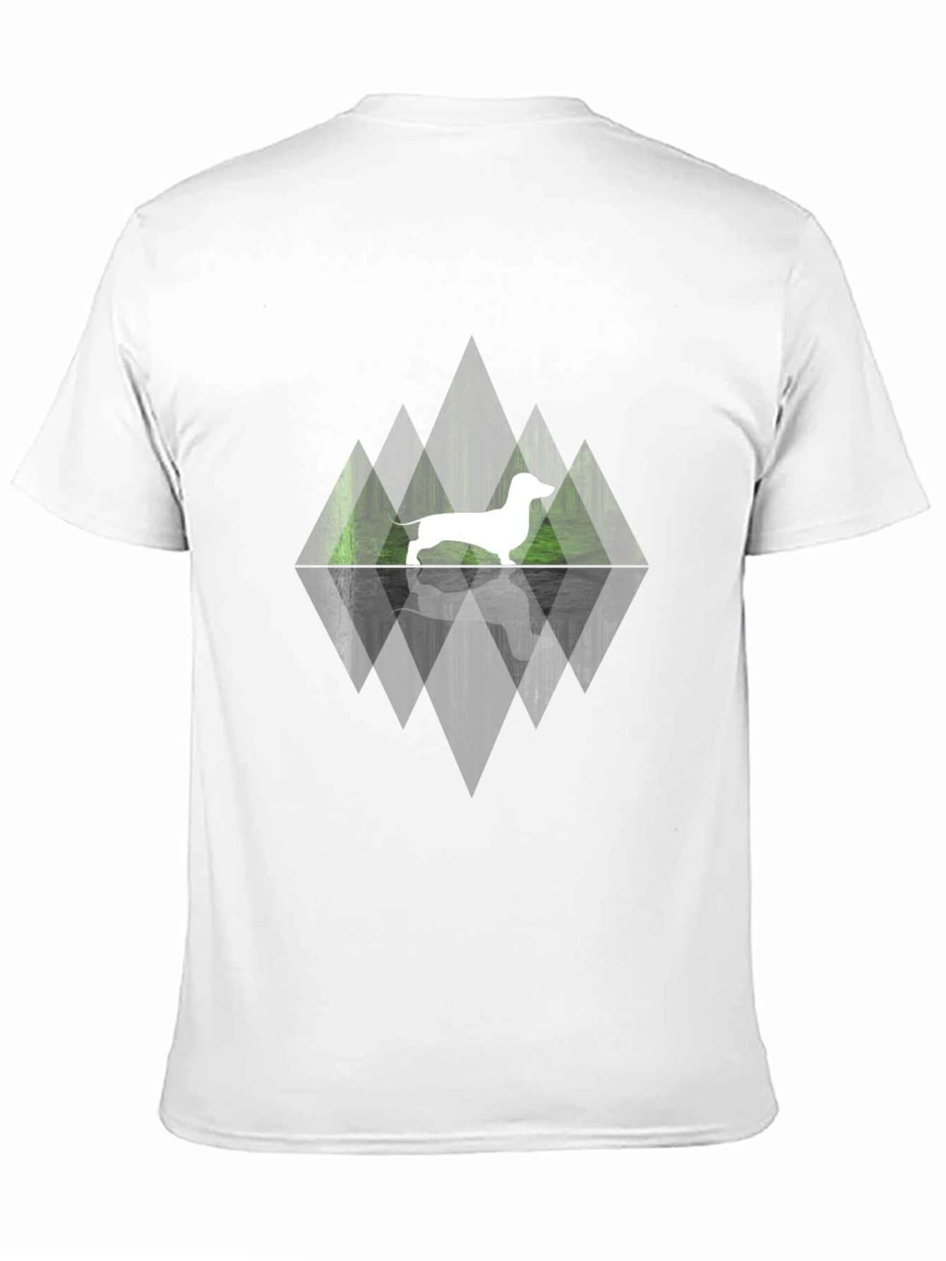Dachshund Reflection Graphic Tee